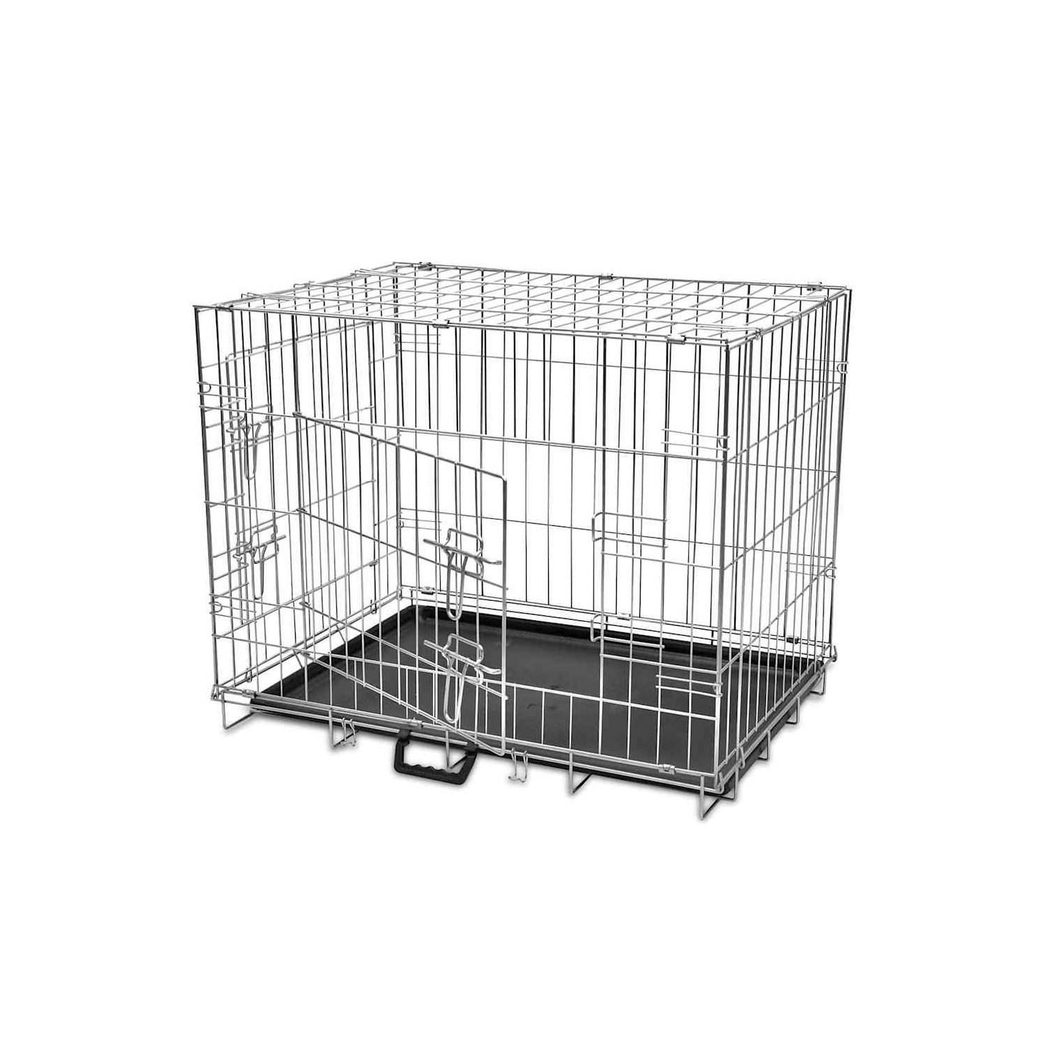 Foldable Metal Dog Bench L