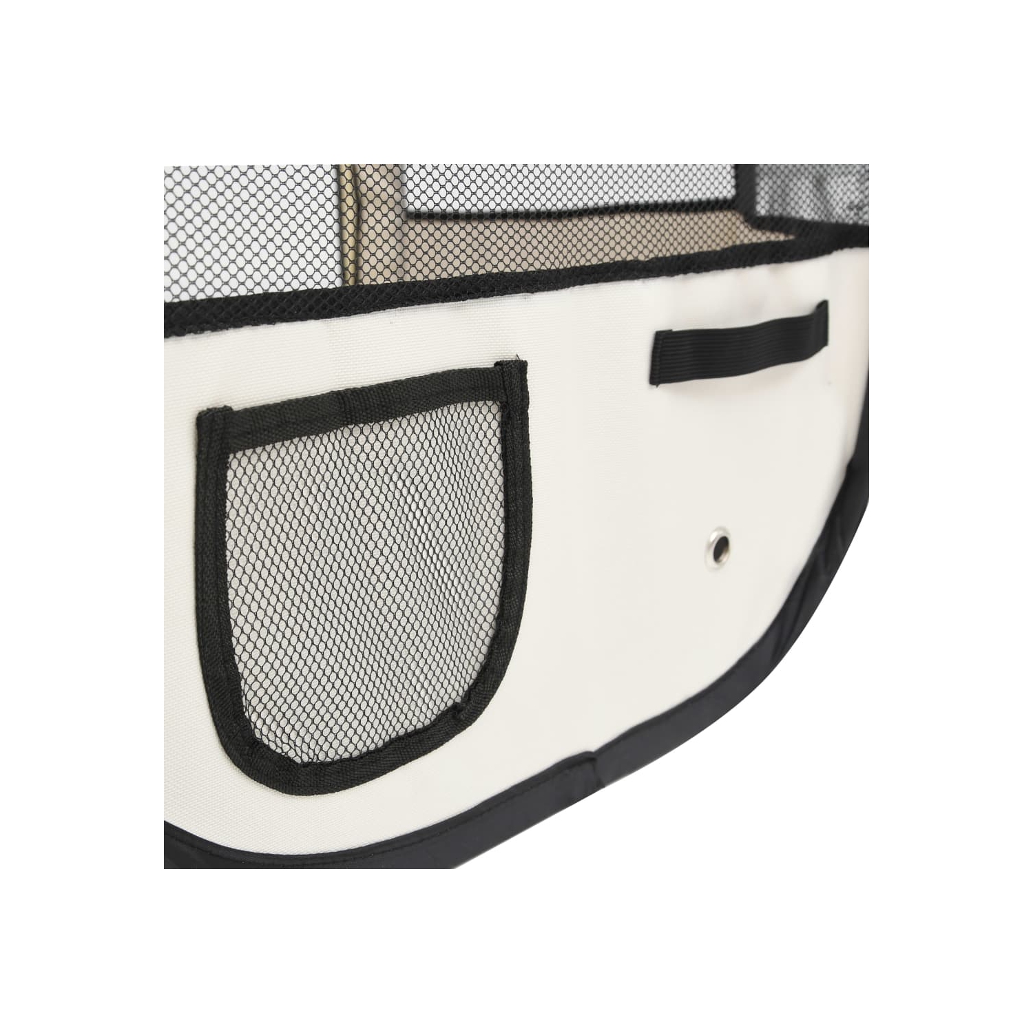 vidaXL Foldable Dog Playpen with Carrying Bag Blue 110x110x58 cm