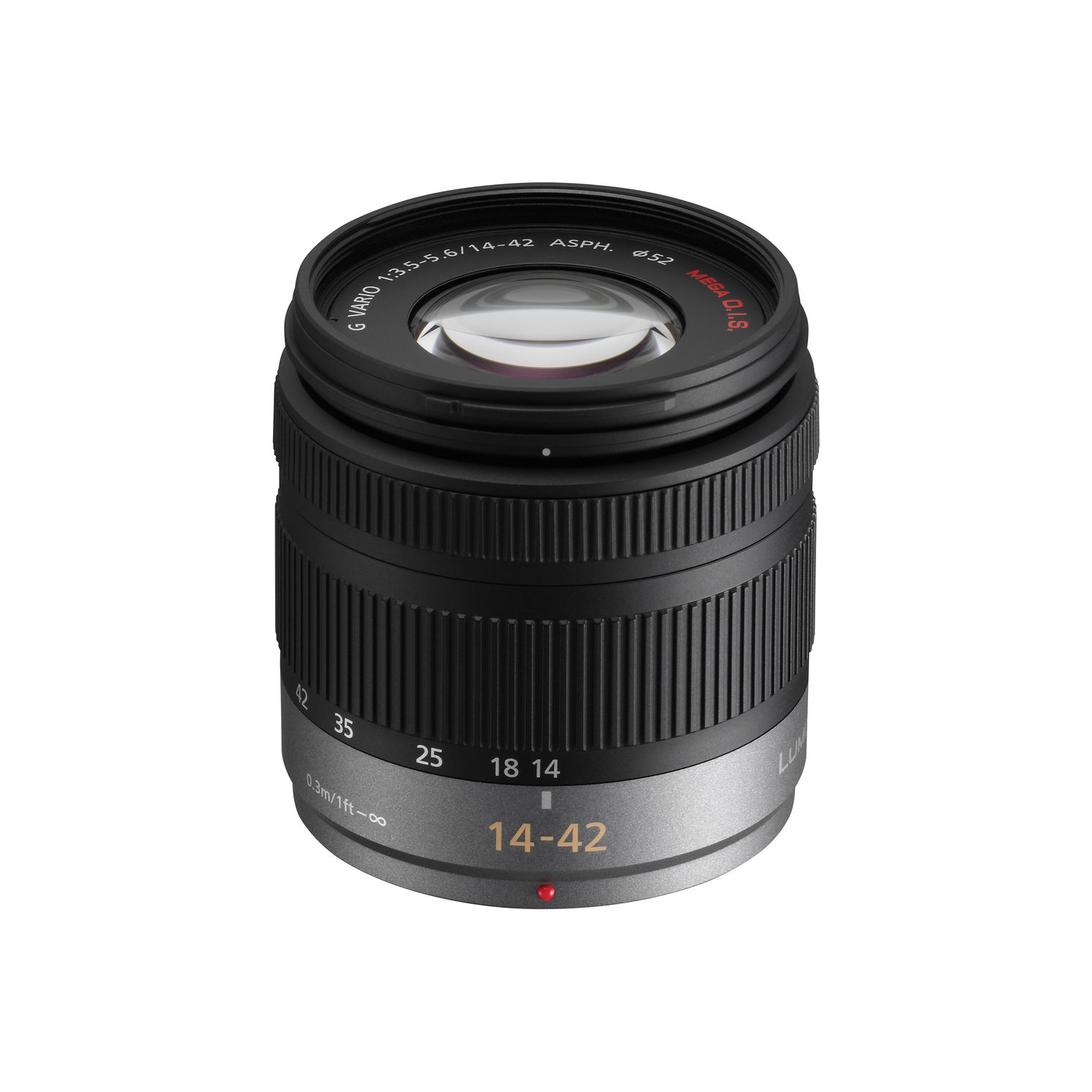 Panasonic Lumix G Vario 14-42mm f/3.5-5.6 ASPH. / MEGA O.I.S. Lens Open Box Kit