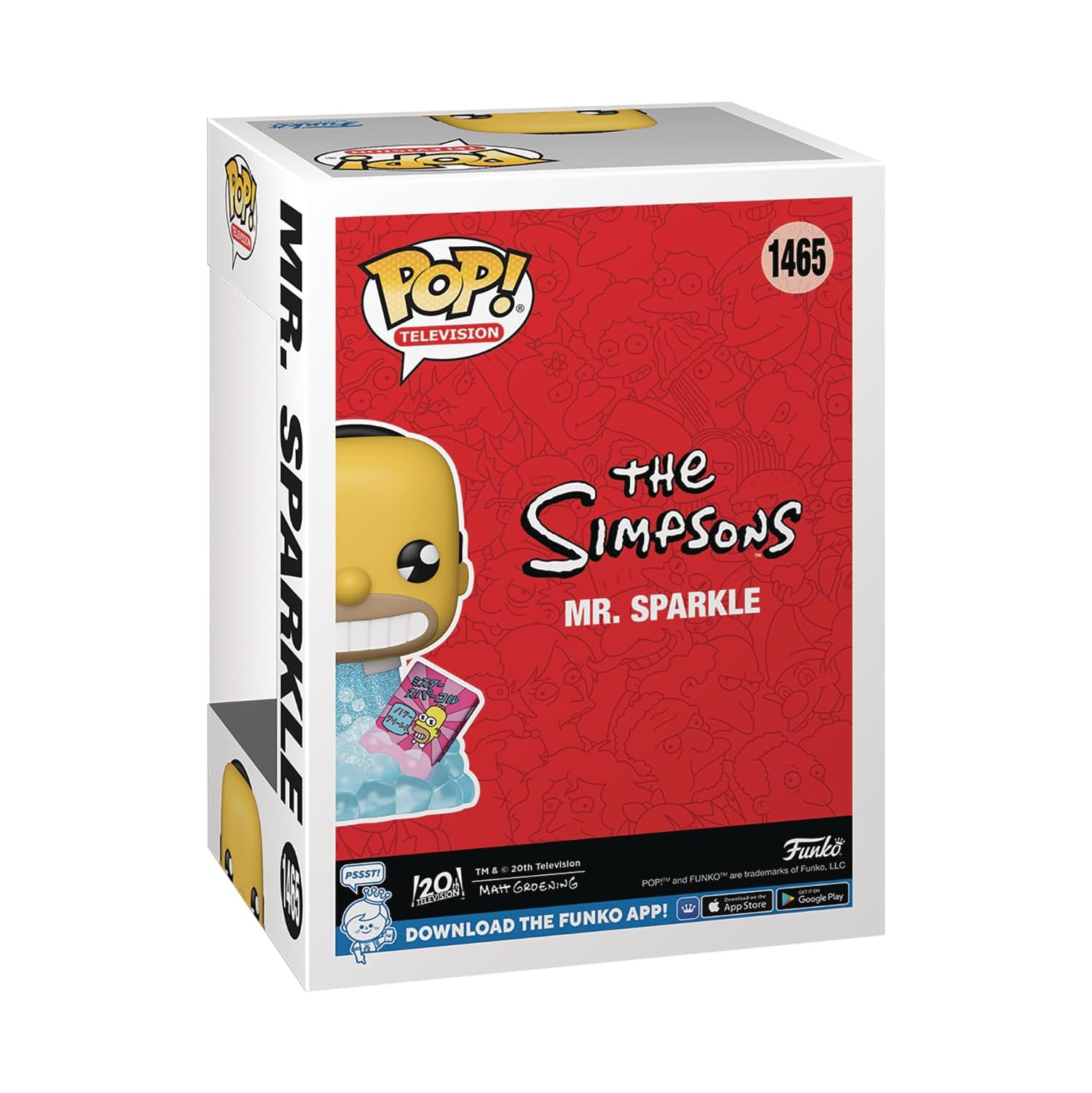 Pop Television The Simpsons 3.75 Inch Action Figure Exclusive - Mr. Sparkle #1465