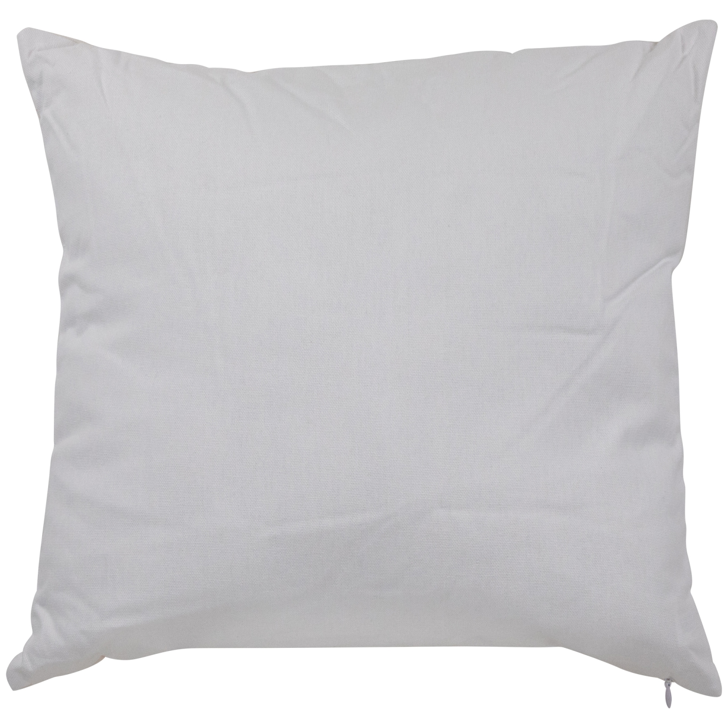 Coussin décoratif carré en coton brodé « Merry Christmas », couronne de 18 po