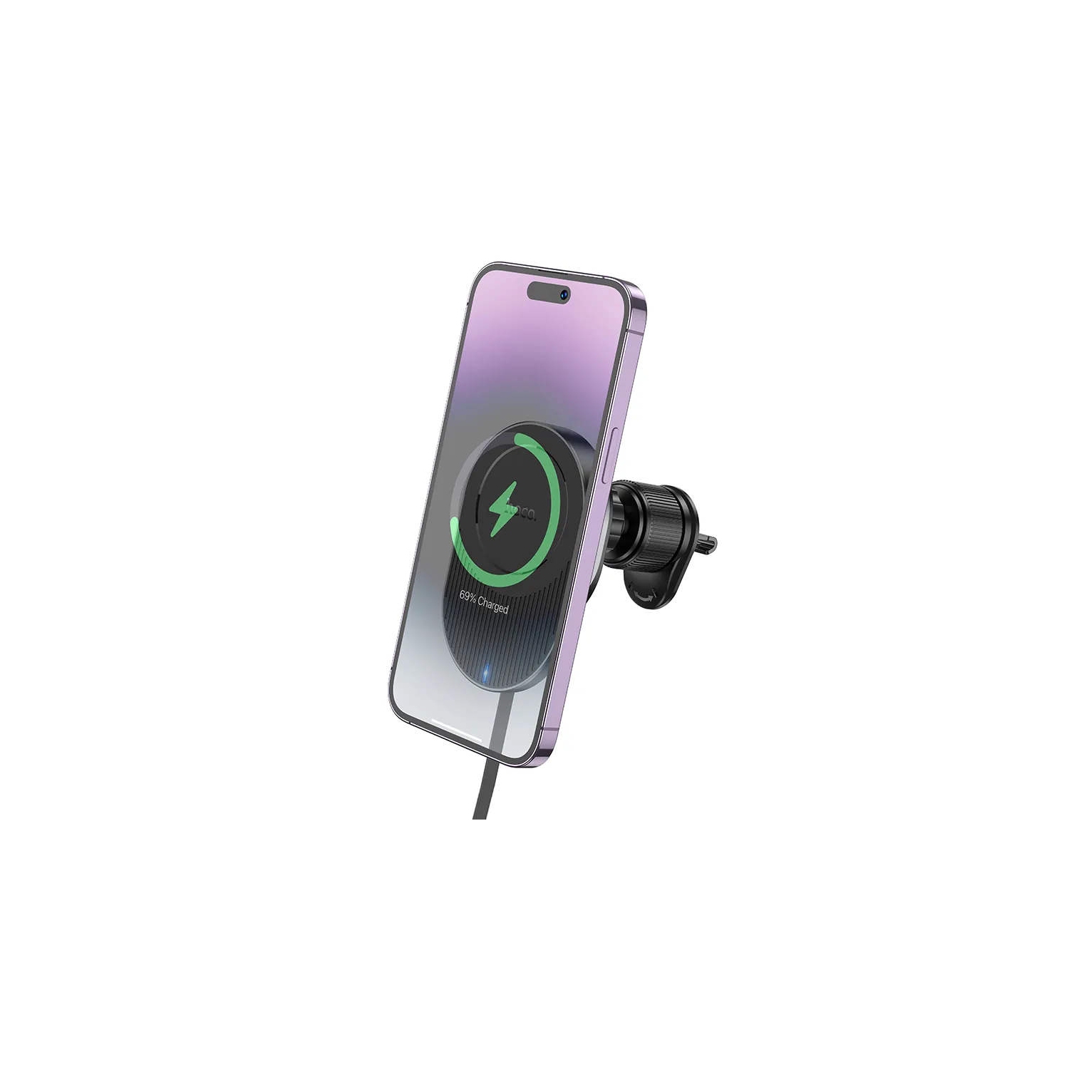 15W Magnetic Magsafe Wireless Charger Car Cell Phone Holder Air Vent Outlet Mount for iPhone Samsung Smartphones