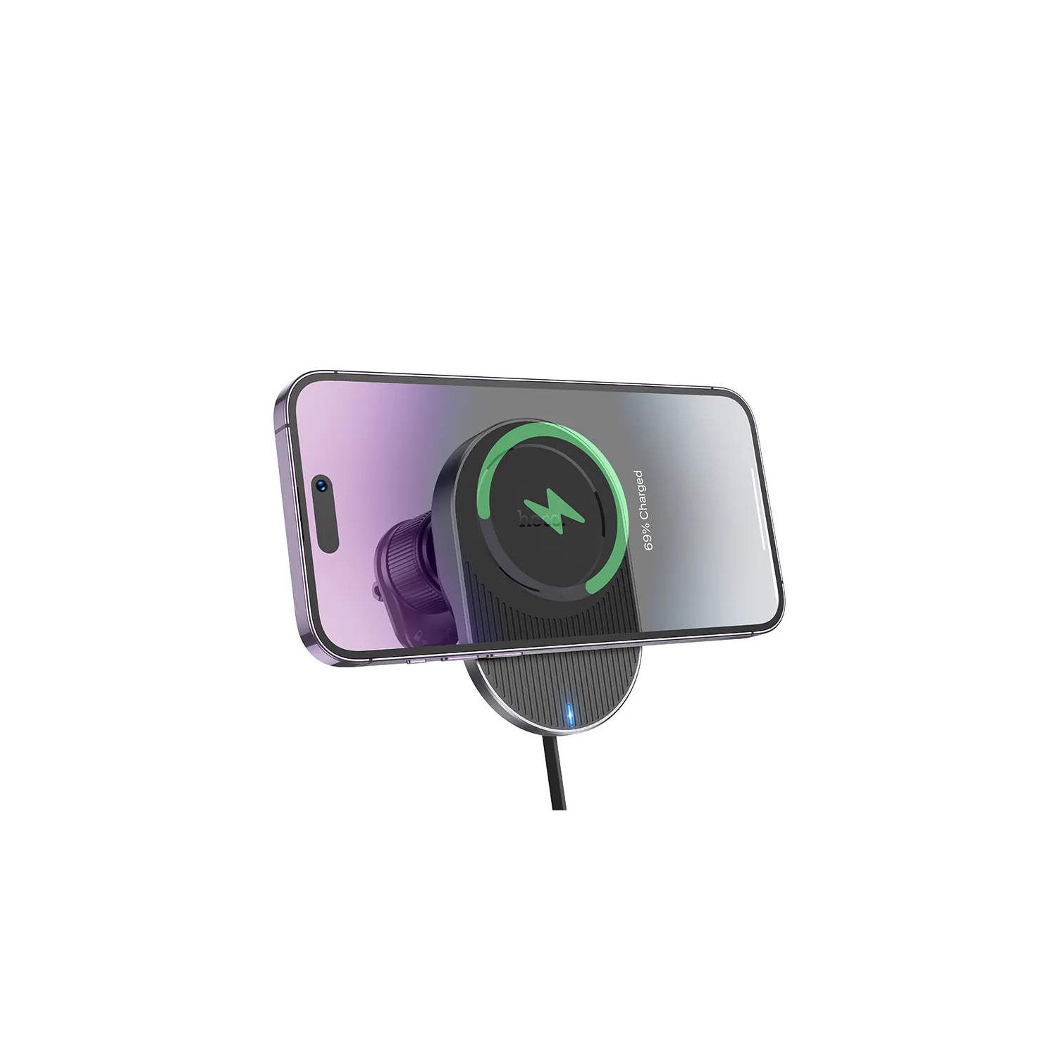 Chargeur magnétique sans fil de; Support de bouche d'air pour support de téléphone cellulaire de 15&nbsp;W pour téléphones intelligents de iPhone de