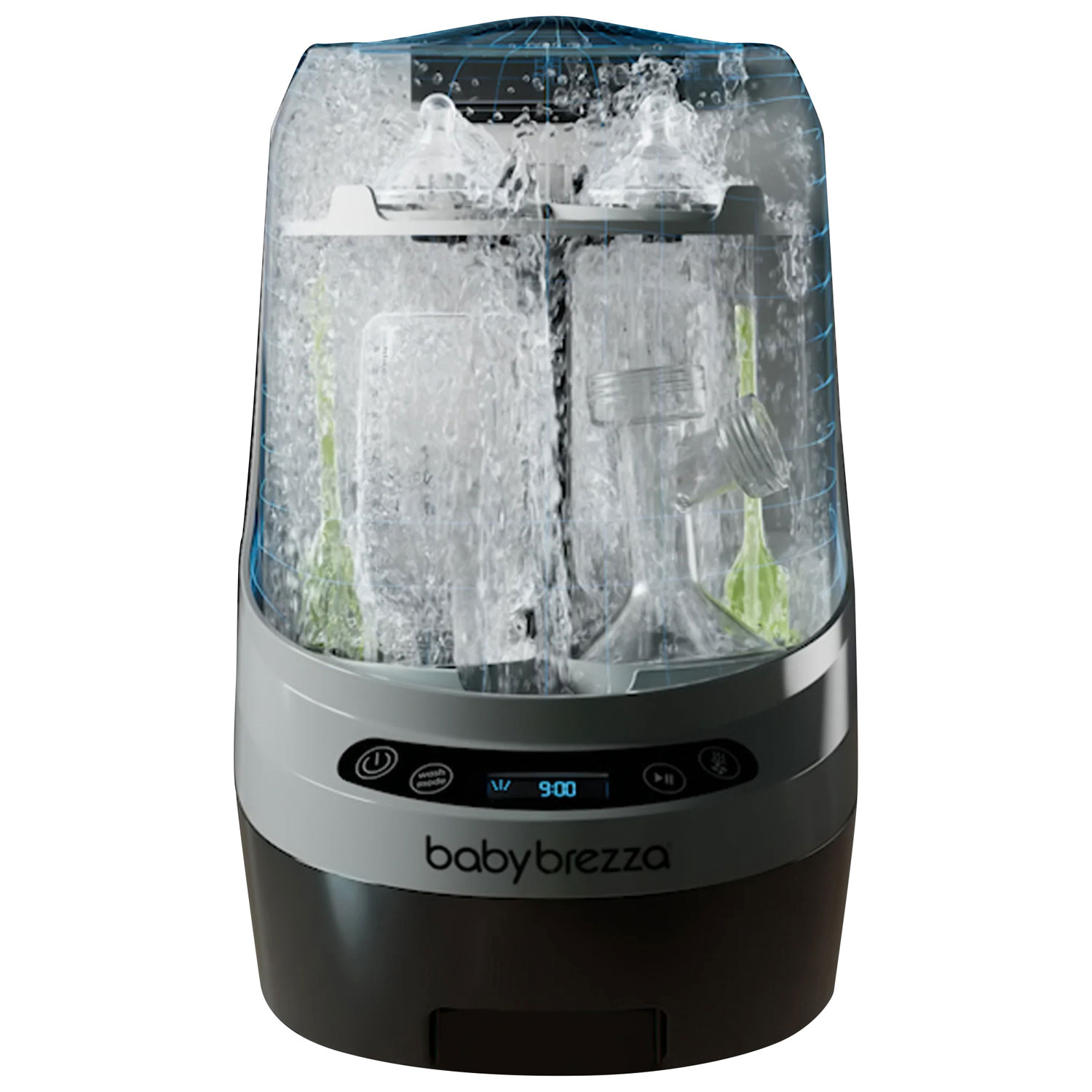 Baby Brezza Bottle Washer Pro Baby Bottle Sterilizer Dryer White Black