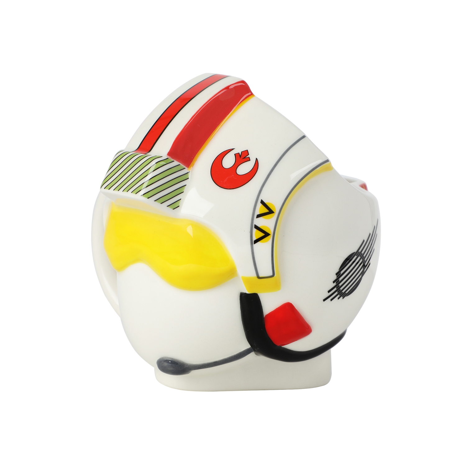 Tasse en céramique sculptée 16&nbsp;oz de Luke Skywalker avec casque X-Wing Star Wars