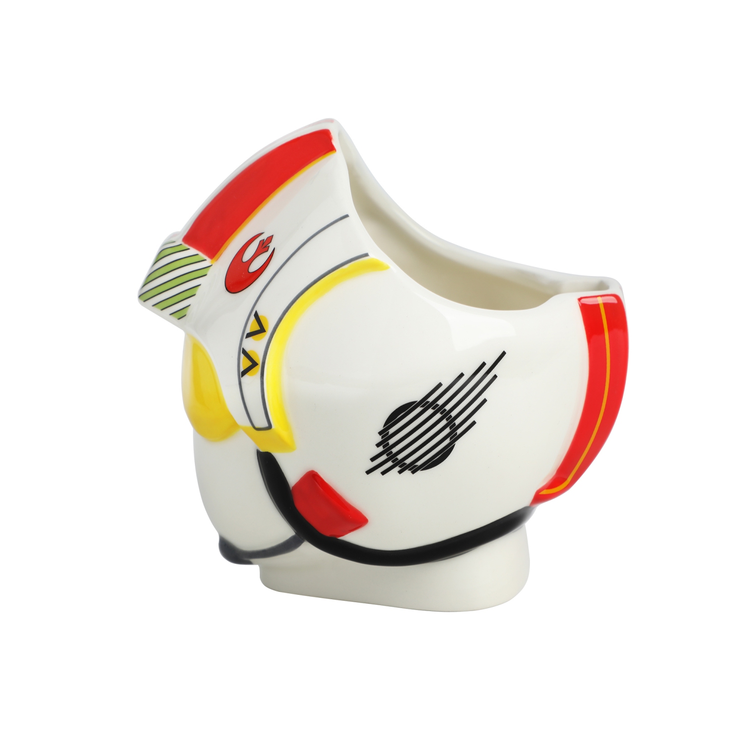 Tasse en céramique sculptée 16&nbsp;oz de Luke Skywalker avec casque X-Wing Star Wars