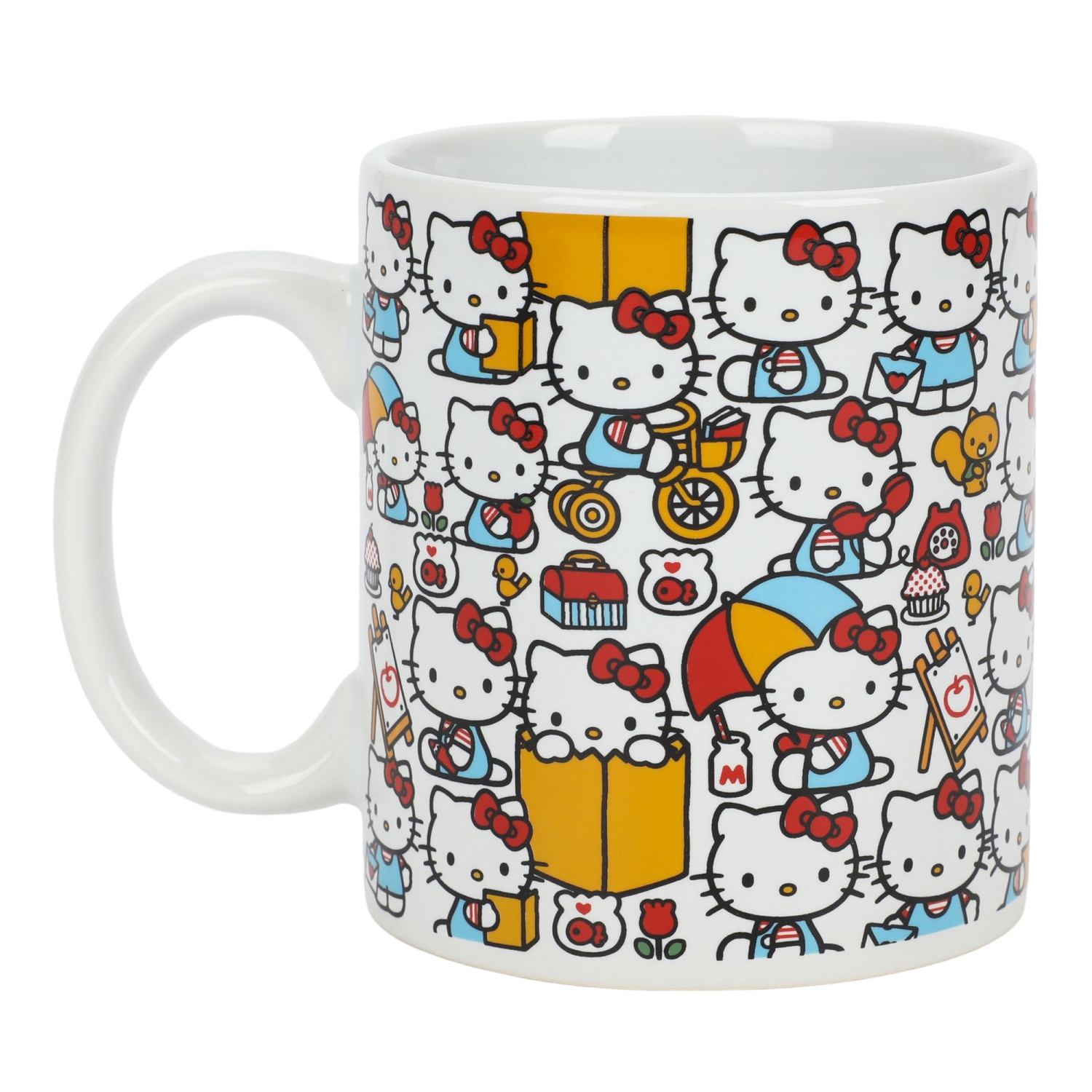 Hello Kitty All Over Pattern 16oz Ceramic Mug