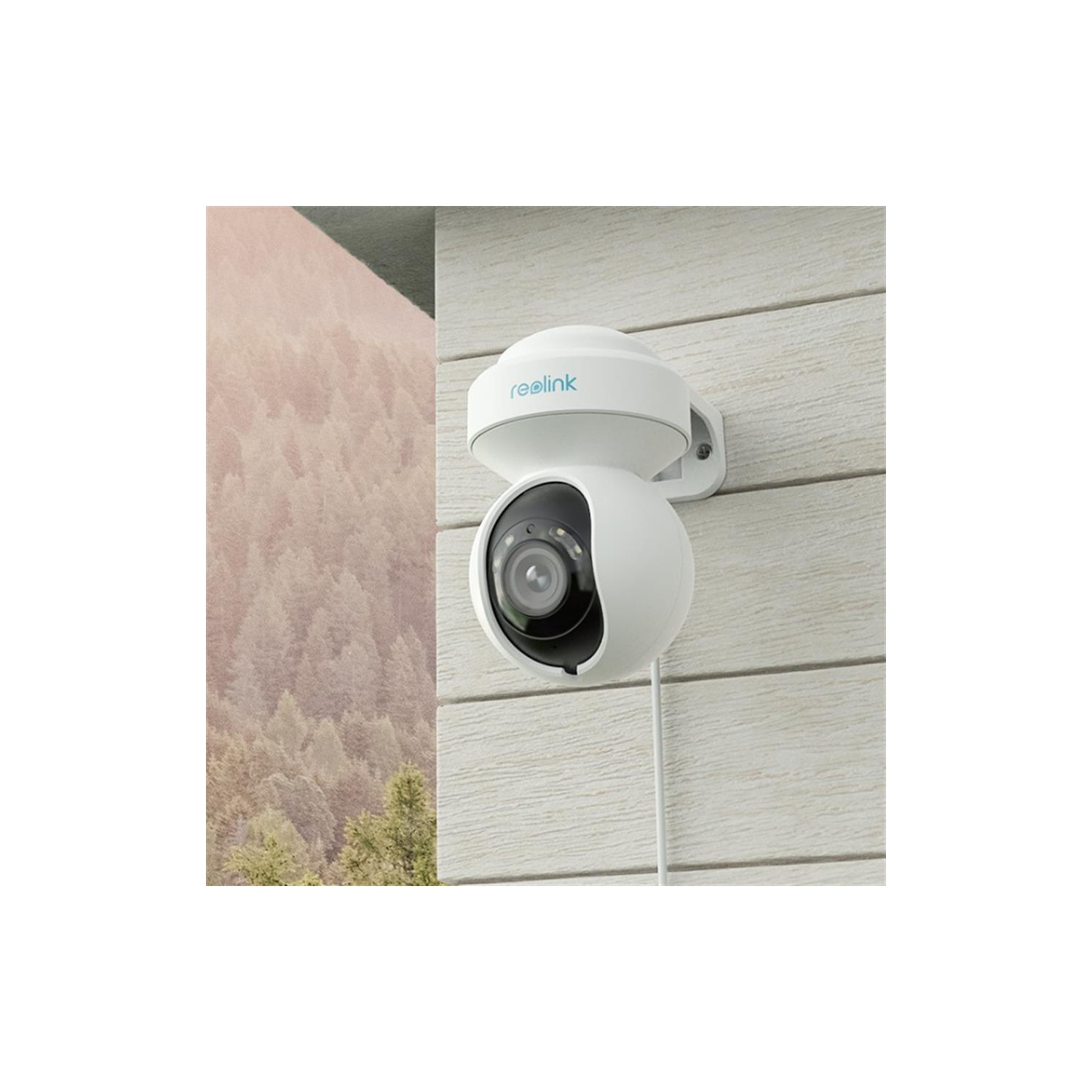 Reolink – caméra mobile PoE extérieure E1, suivi automatique, zoom optique 3X, vision nocturne en couleur, détection personne/véhicule