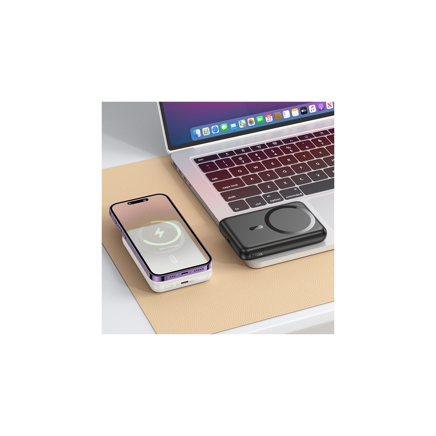 10000 mAh Magnetic Wireless Charger MagSafe Battery Pack Portable Power Bank for iPhone Samsung