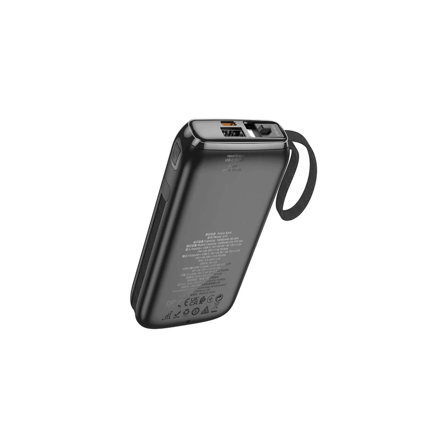 Chargeur de batterie externe USB-C portatif de 10000&nbsp;mAh pour tablettes iPad de Samsung de iPhone