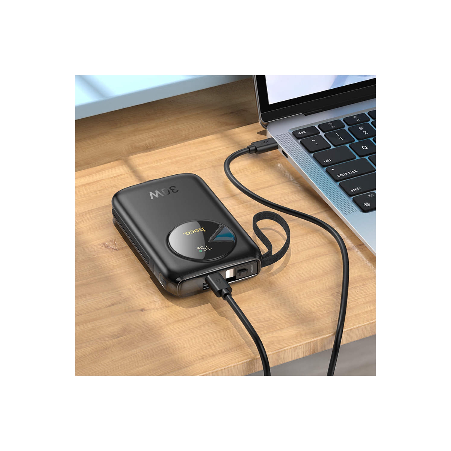 Chargeur de batterie externe USB-C portatif de 10000&nbsp;mAh pour tablettes iPad de Samsung de iPhone