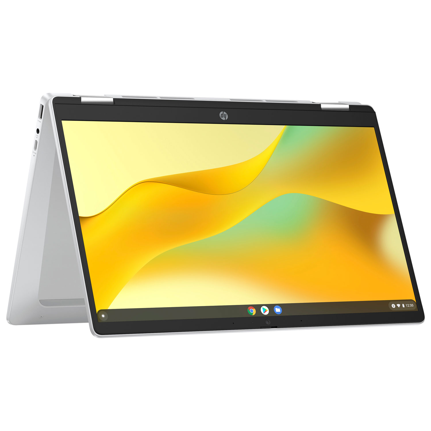 HP 14" x360 Chromebook - Glacier Silver (Intel N-series N100/128 GB/4GB RAM/ChromeOS)