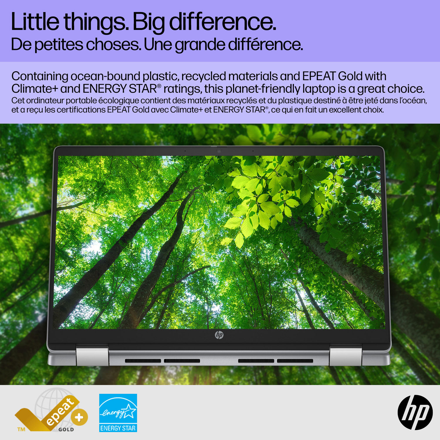 Chromebook Plus x360 14 po de HP avec Gemini Advanced pendant 1 an