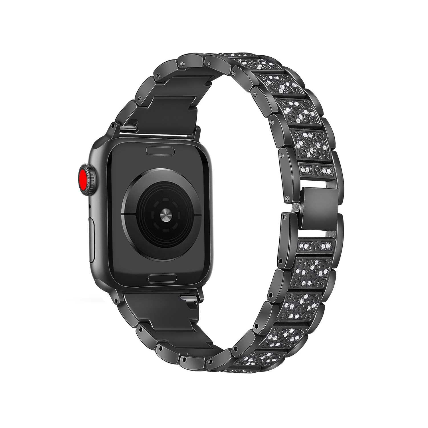 Bracelet en métal S-Block de WFG pour Apple Watch - 38/40/41&nbsp;mm - Noir