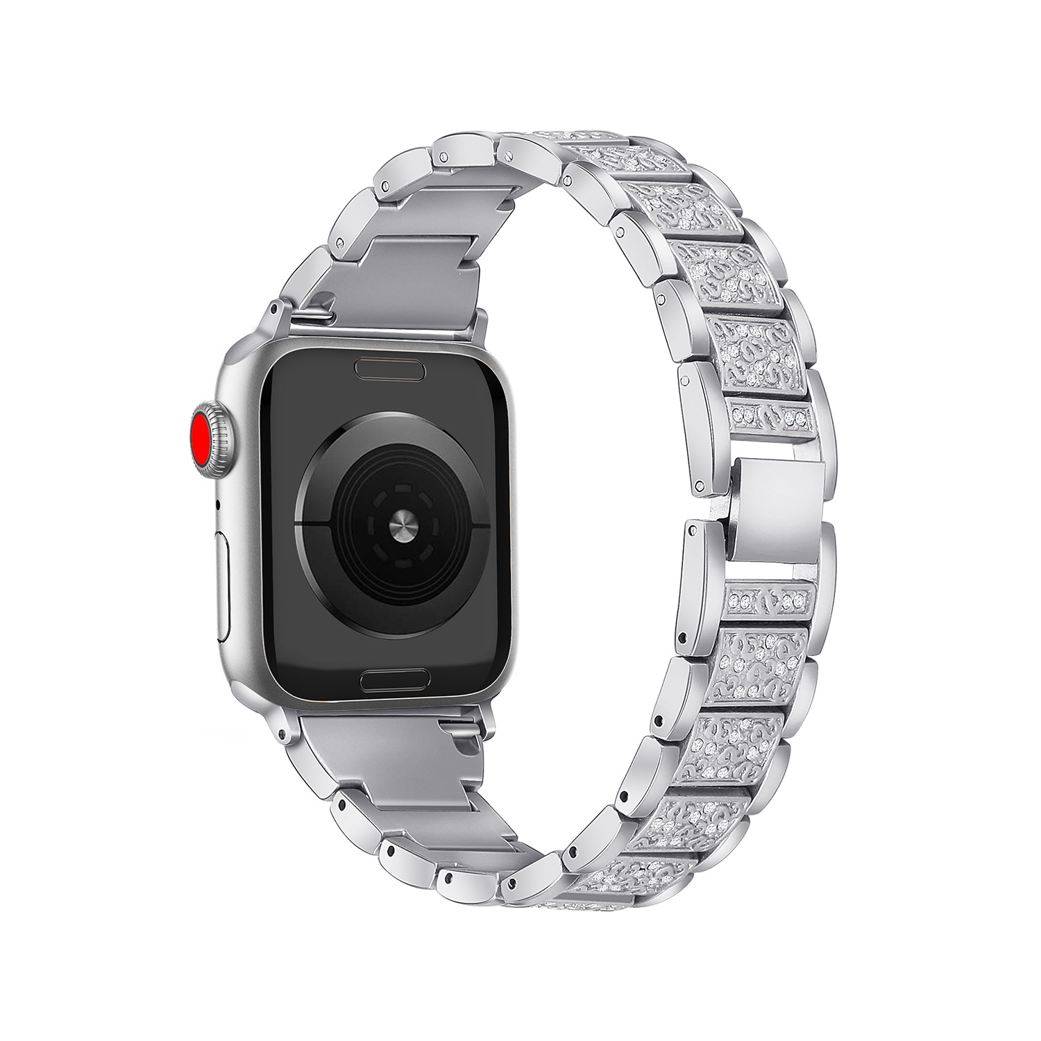 Bracelet en métal S-Block de WFG pour Apple Watch - 38/40/41&nbsp;mm - Argenté