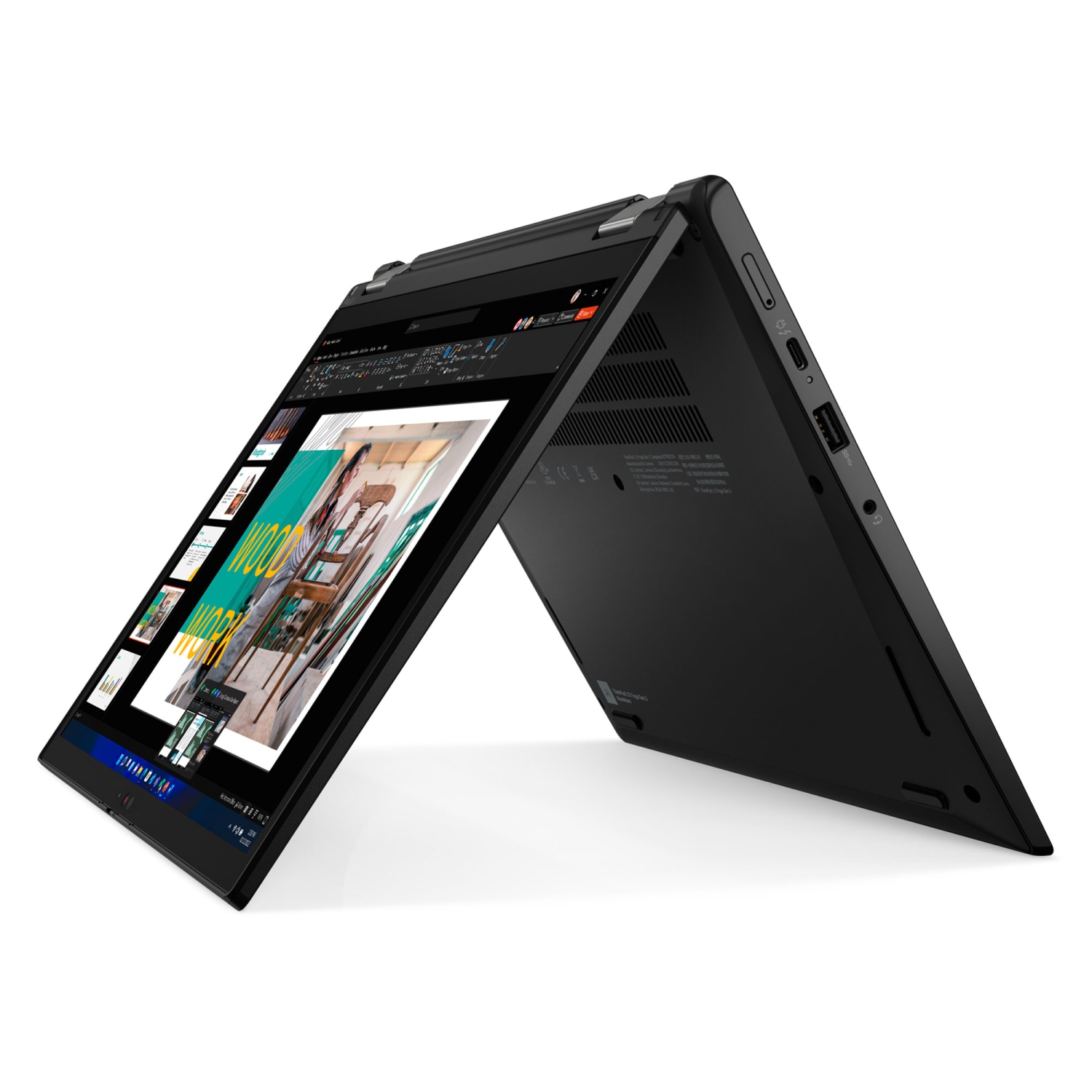 Lenovo ThinkPad L13 Yoga Gen 3 Intel Laptop, 13.3" IPS 60Hz, vPro®, Iris Xe Graphics, 16GB, 256GB SSD