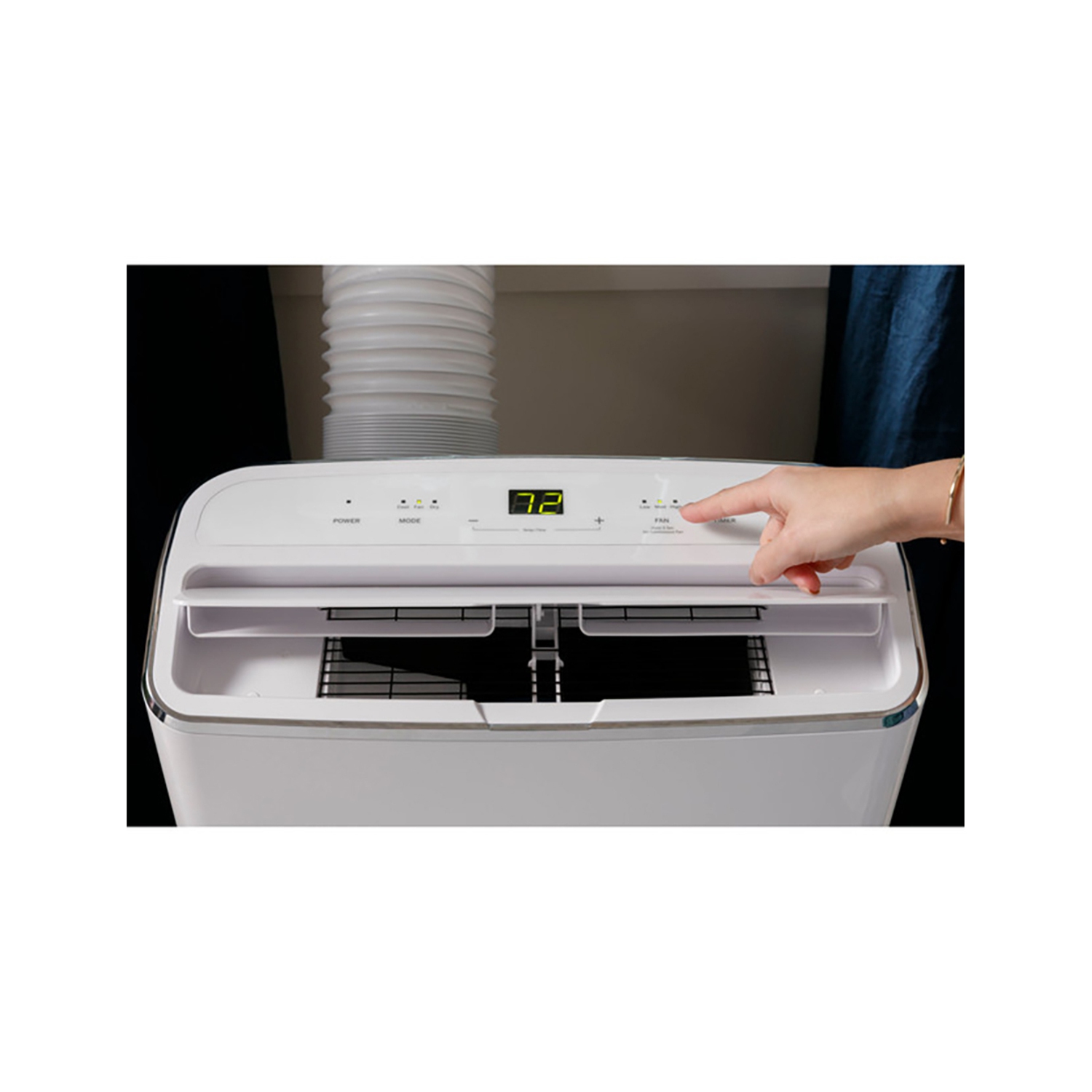 Climatiseur portatif de 14&nbsp;000&nbsp;BTU – Blanc