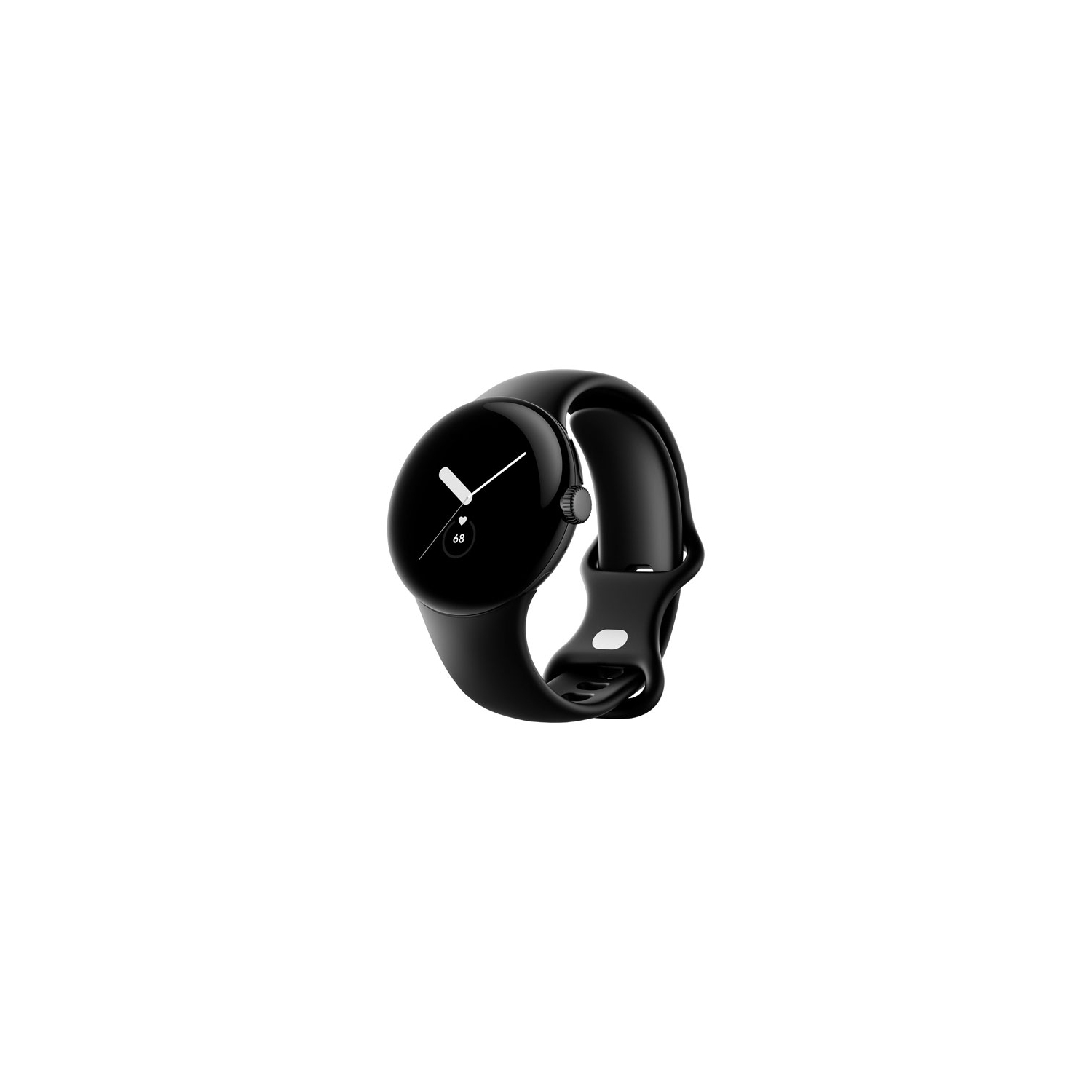 Refurbished - Google Pixel Watch (GPS + LTE) 40mm Matte Black Stainless Steel Case with Obsidian Active Band