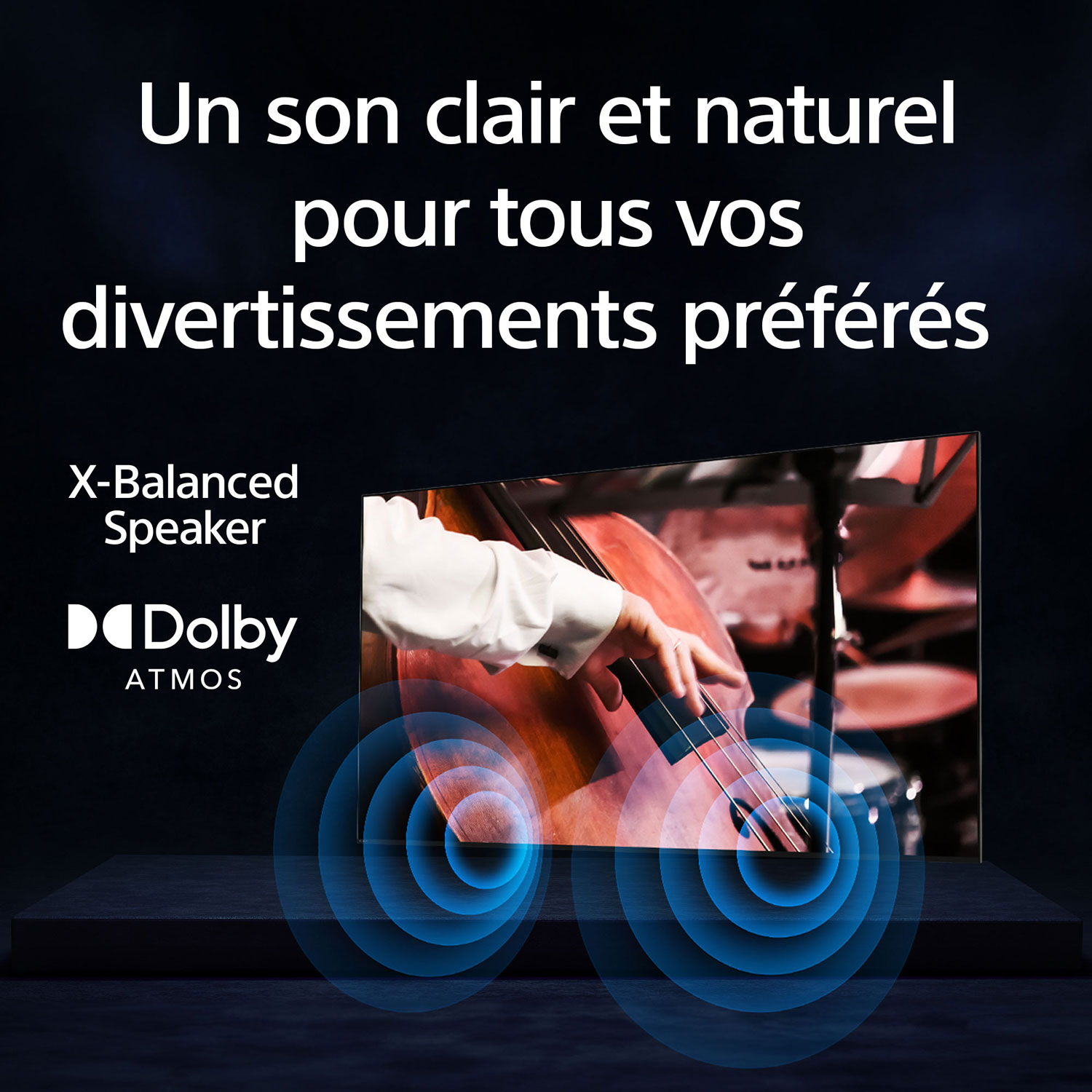 Téléviseur intelligent Google HDR DEL UHD 4K de 43 po Bravia 3 série S30B de Sony - 2024