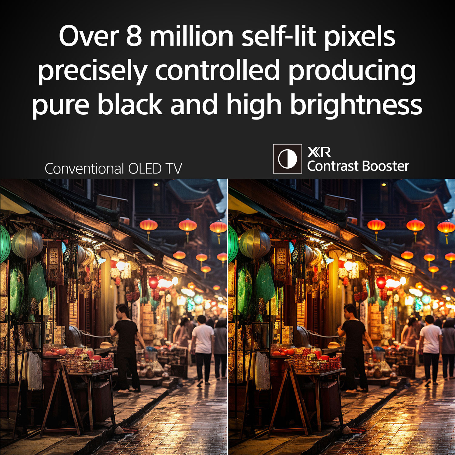 Sony Bravia 8 65" XR80 Series 4K UHD HDR OLED Smart Google TV - 2024