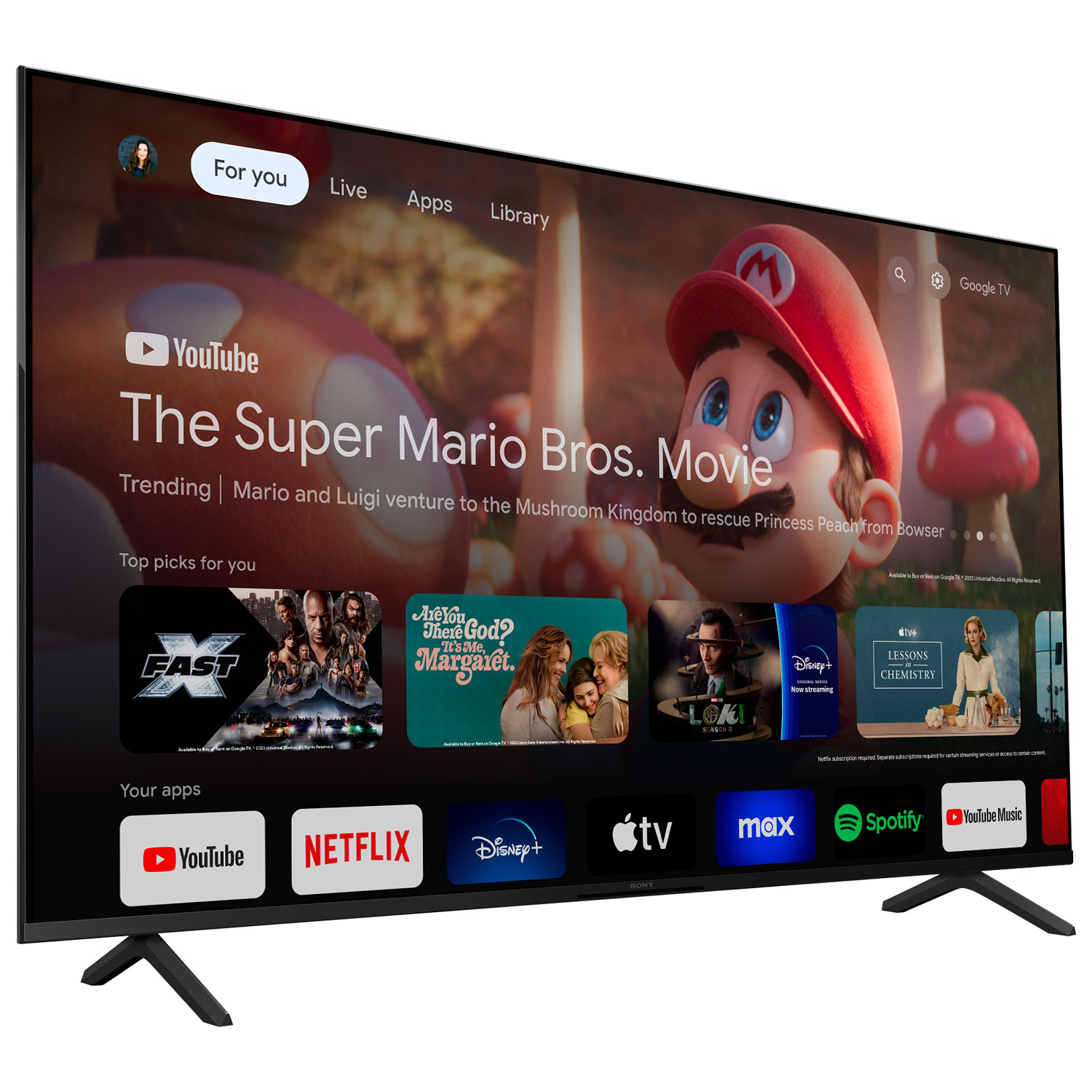 Sony Bravia 3 55" S30B Series 4K UHD HDR LED Smart Google TV - 2024