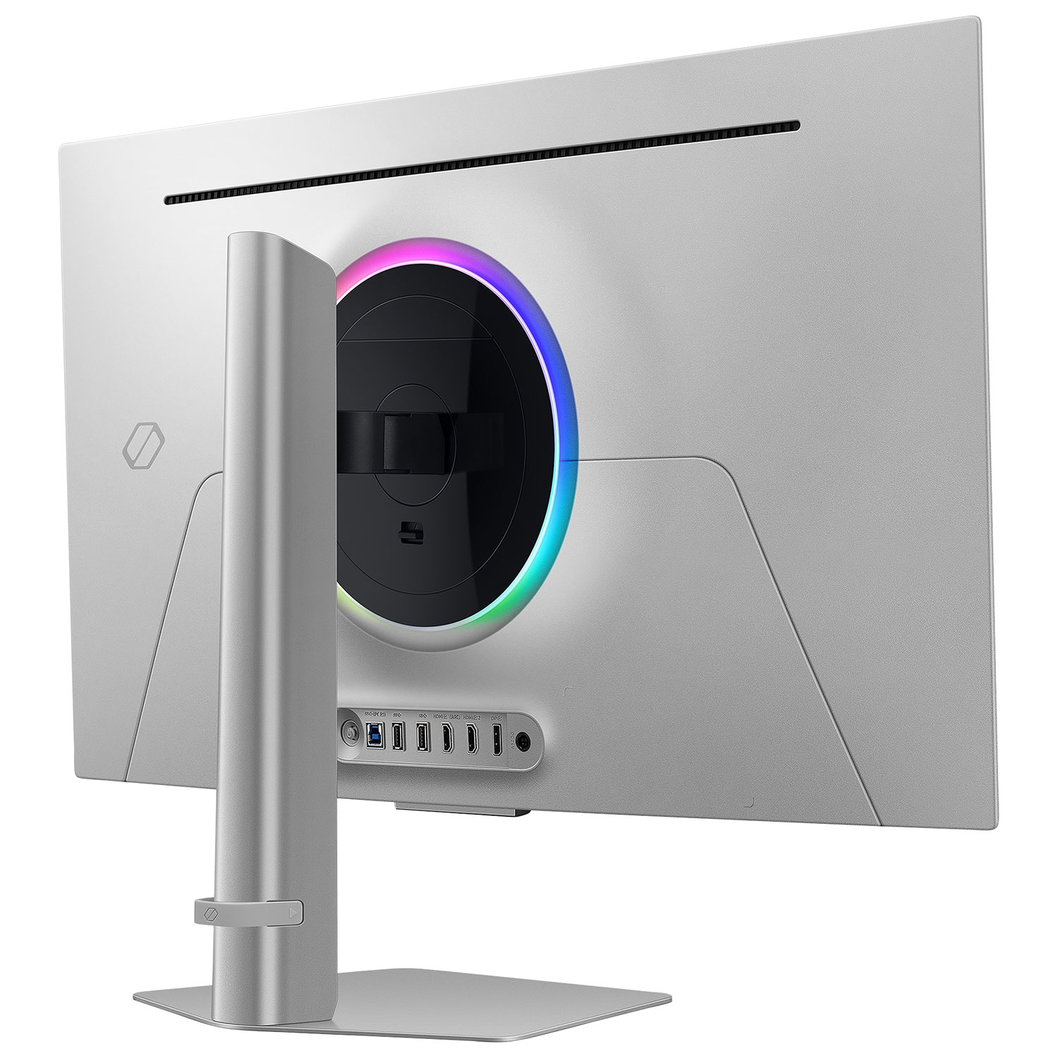 Moniteur DELO UHD 4K gàg 0,03 ms 240 Hz FreeSync/G-Sync 32 po de Samsung - Blanc