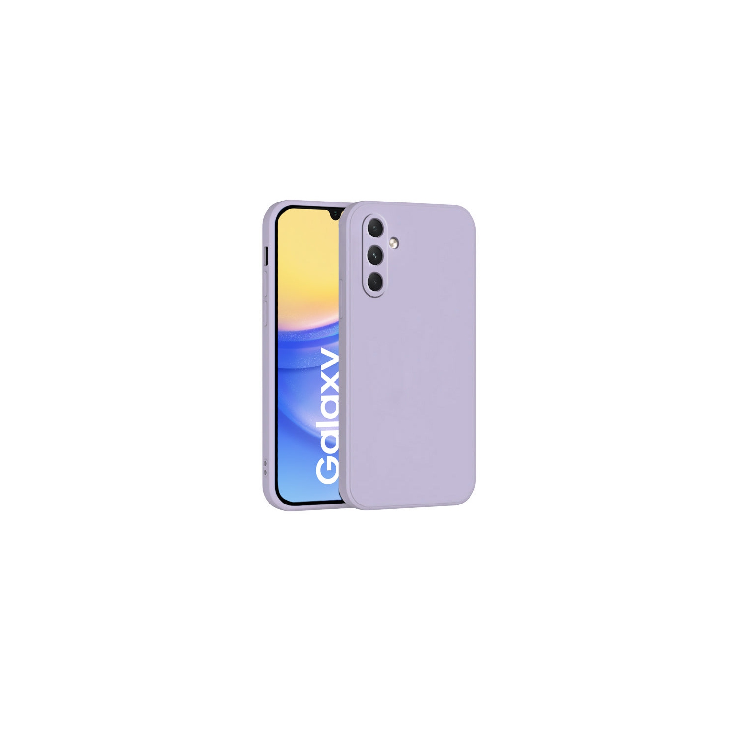 Étui souple violet pastel de PANDACO pour Galaxy A15 de Samsung