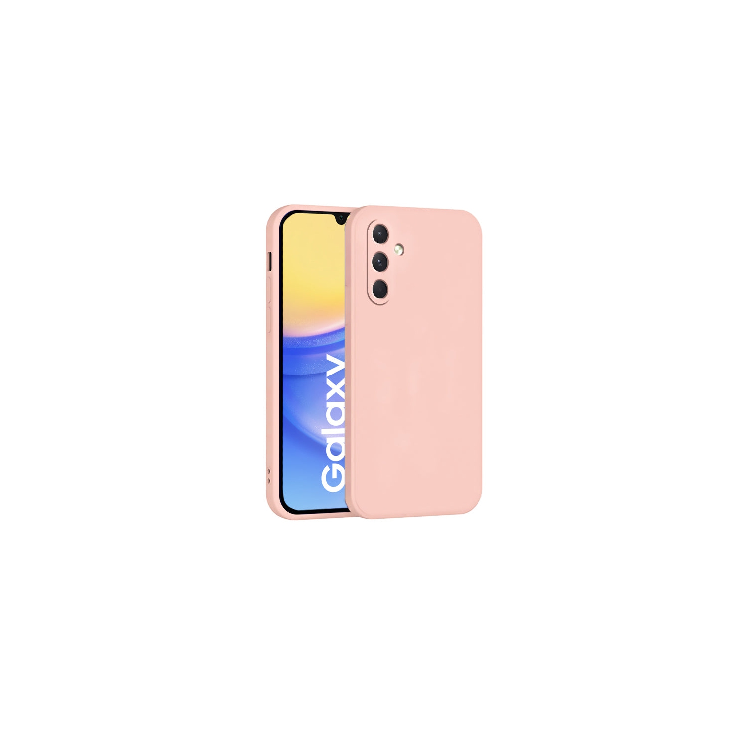 PANDACO Soft Shell Matte Pink Case for Samsung Galaxy A15