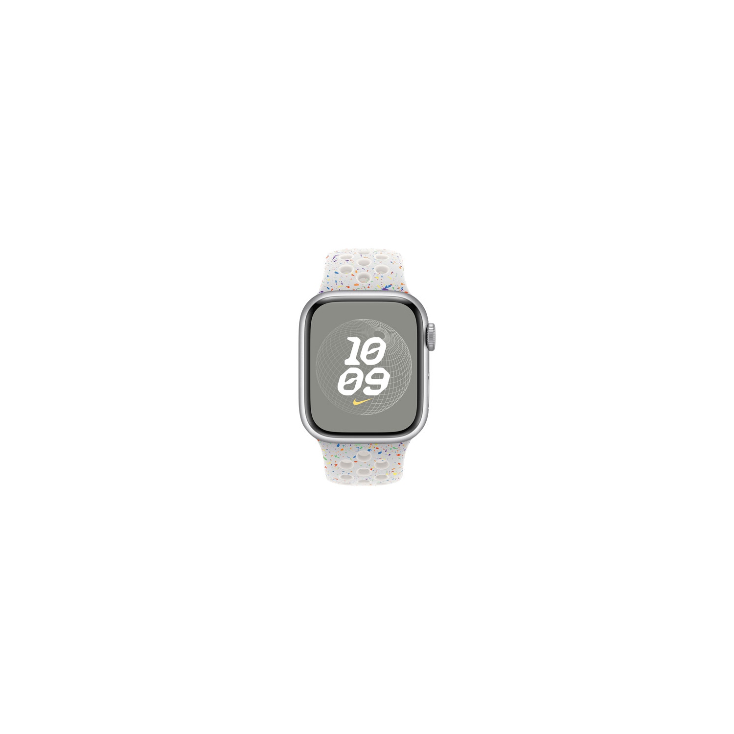 Refurbished Apple Watch 41mm Nike Sport Band - Pure Platinum - Medium / Large 150-200mm