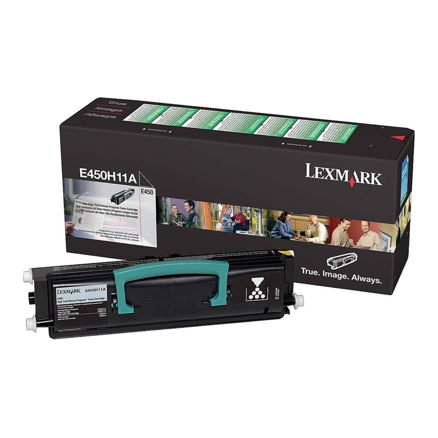 ** 365 DAYS WARRANTY ** Lexmark E450H11A. Black Original High-Yield Toner Cartridge, For: E450dtn, E450dn. By AZURIX-DEALS CANADA **Extra Savings **