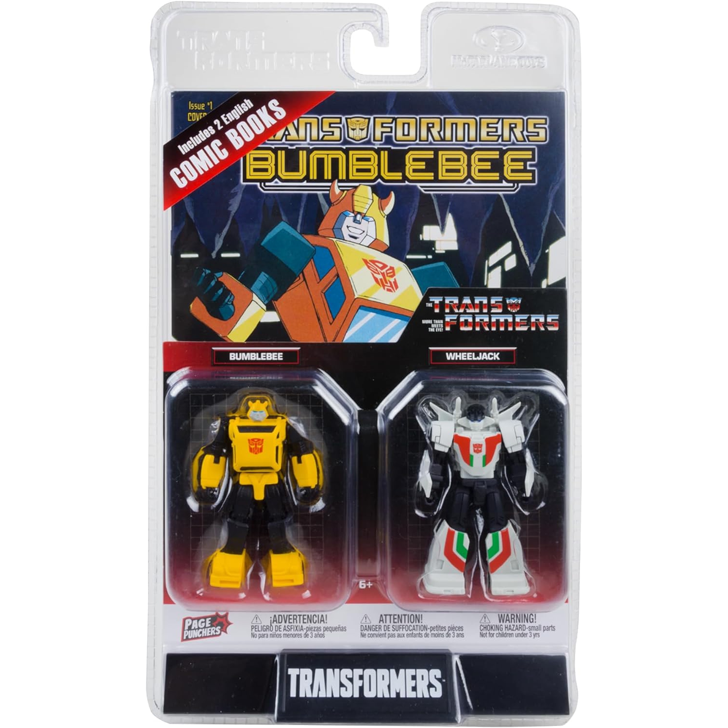 Transformers Comic de 3,75 pouces pages Punchers - Paquet de 2 - Bumblebee et Wheeljack