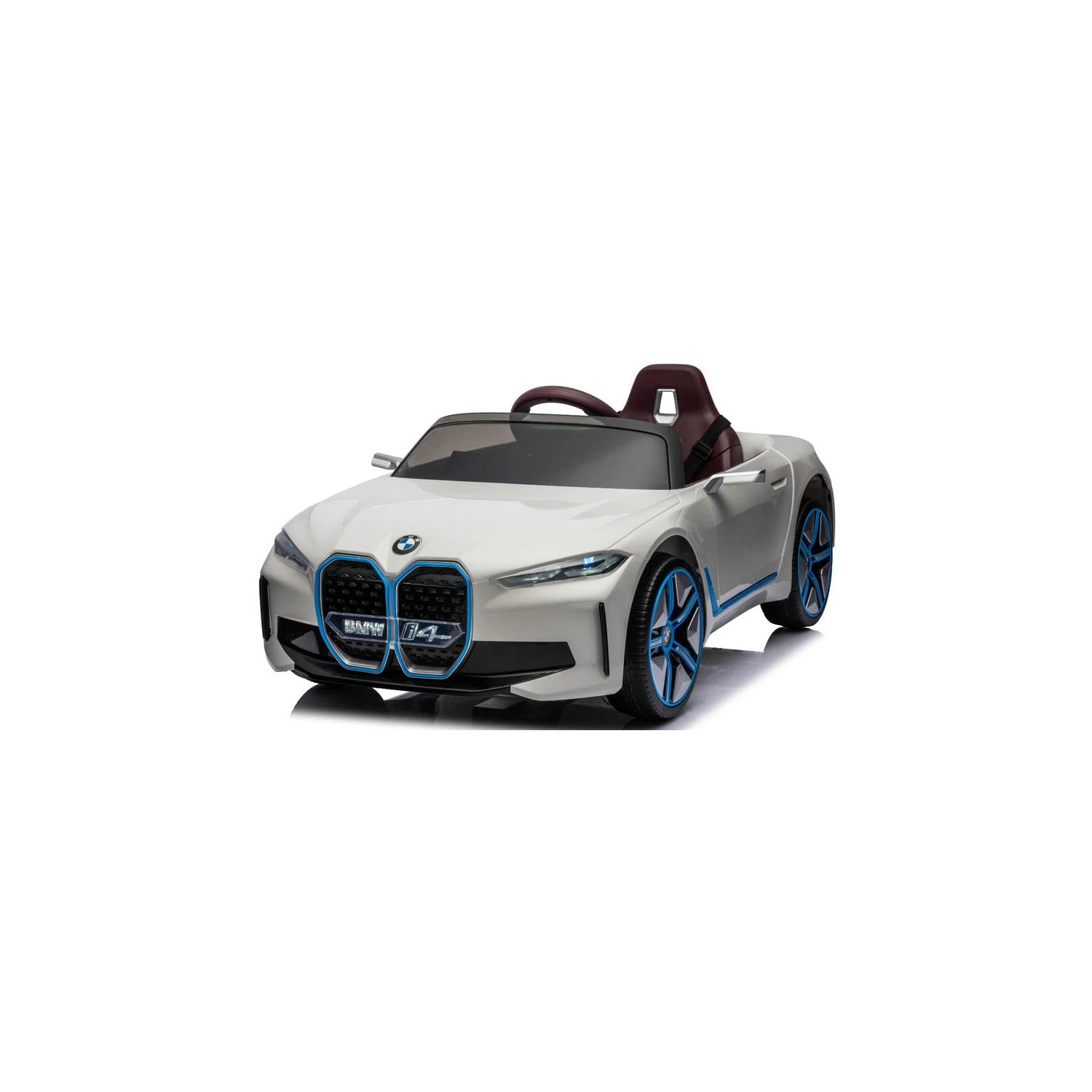 2024 Complete Edition 12V Licensed BMW I4 Kids and Toddlers 4WD Ride on Car, RC
