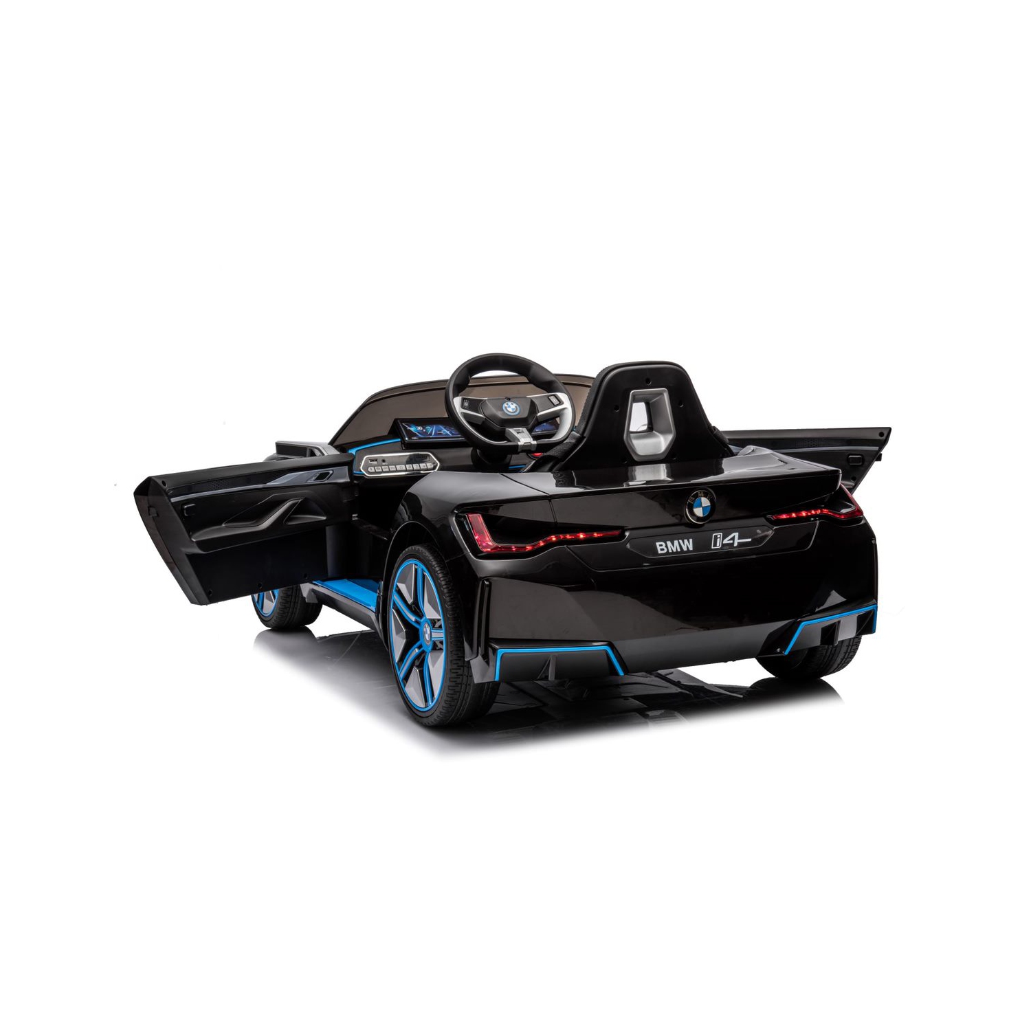 2024 Complete Edition 12V Licensed BMW I4 Kids and Toddlers 4WD Ride on Car, RC