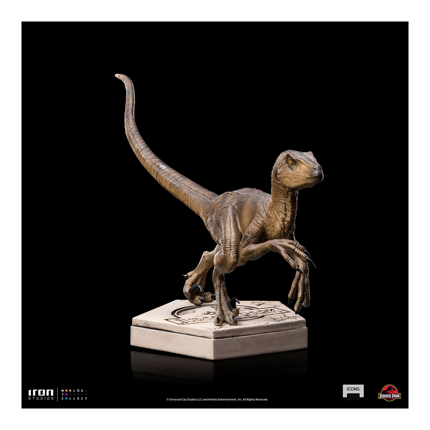 Jurassic Park - Velociraptor B - icônes d'échelle d'art