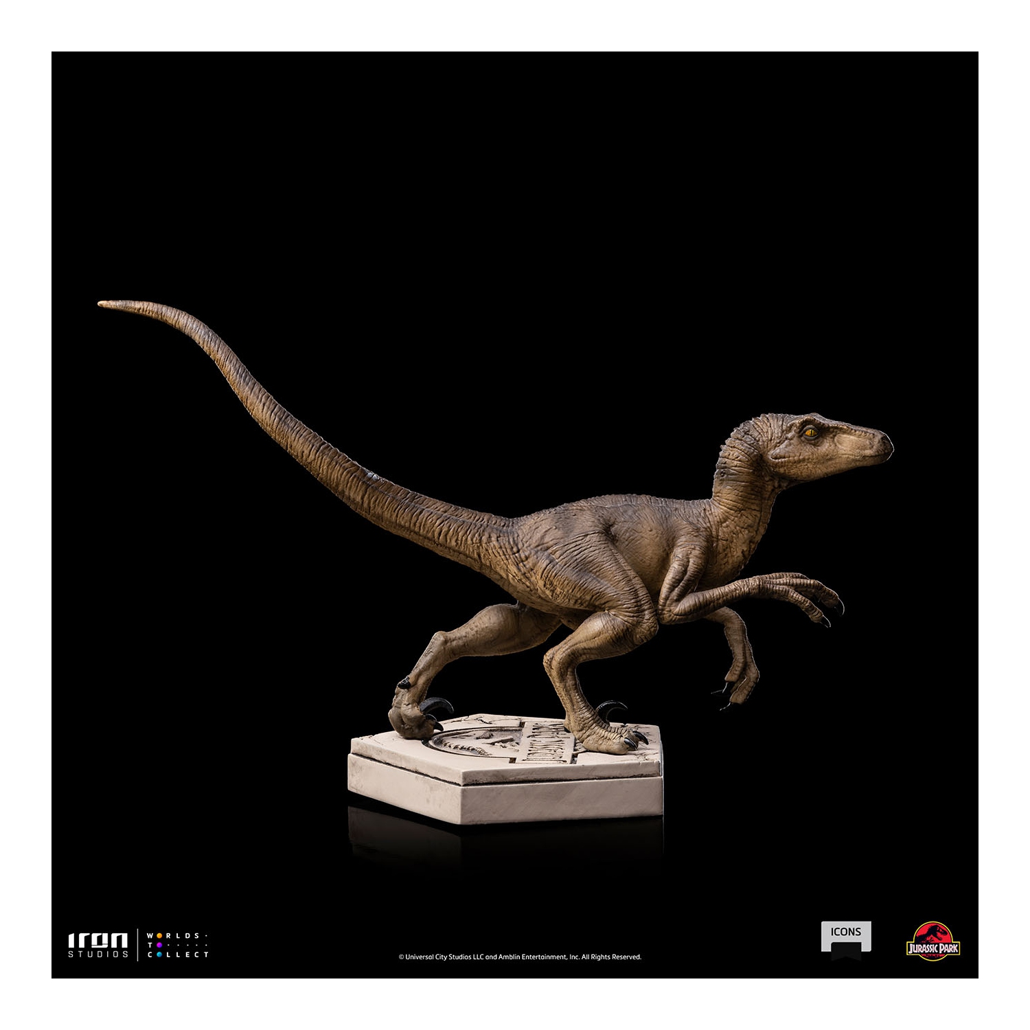 Jurassic Park - Velociraptor B - icônes d'échelle d'art