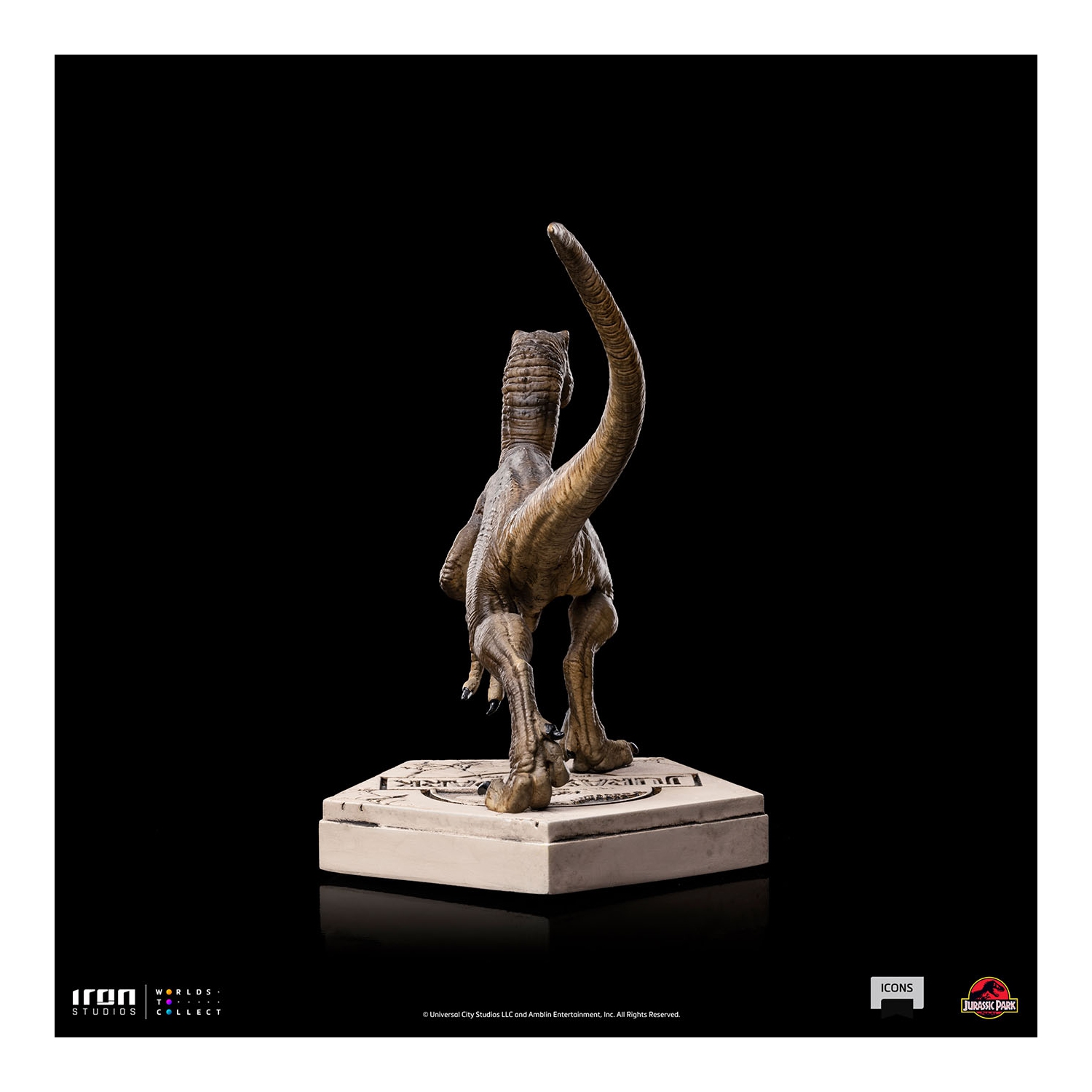 Jurassic Park - Velociraptor B - icônes d'échelle d'art