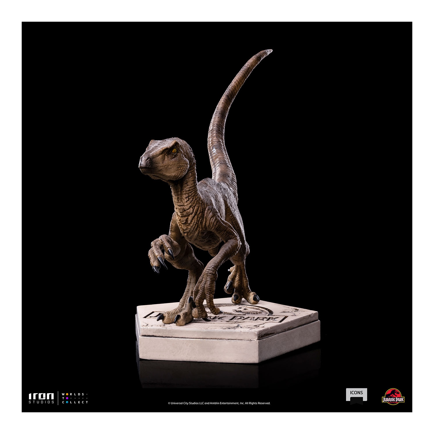 Jurassic Park - Velociraptor B - icônes d'échelle d'art