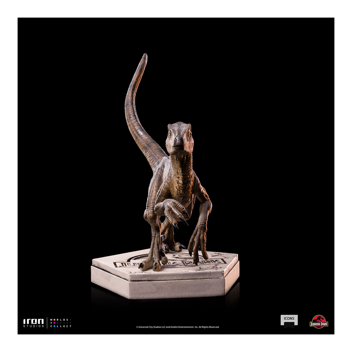 Jurassic Park - Velociraptor B - icônes d'échelle d'art