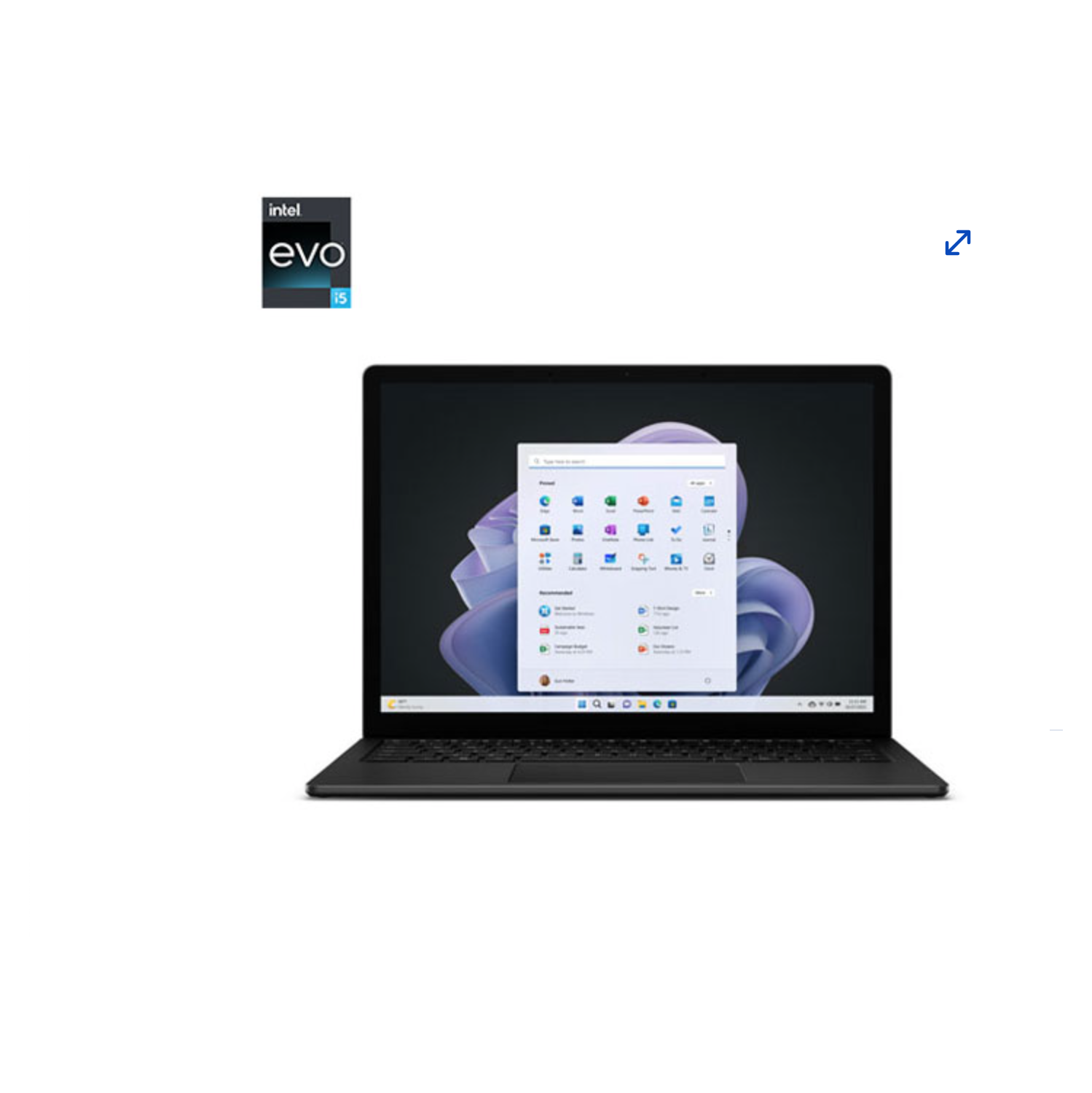 Refurbished(Excellent) - Microsoft Surface Laptop 5 Touchscreen 13.5" - Black - French