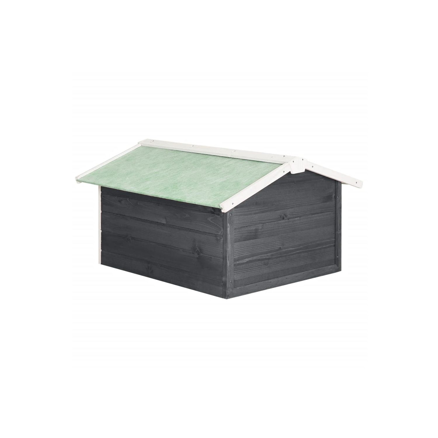 Tapis de garage robotisé pour tondeuse de vidaXL, 72x87x50&nbsp;cm, gris et blanc