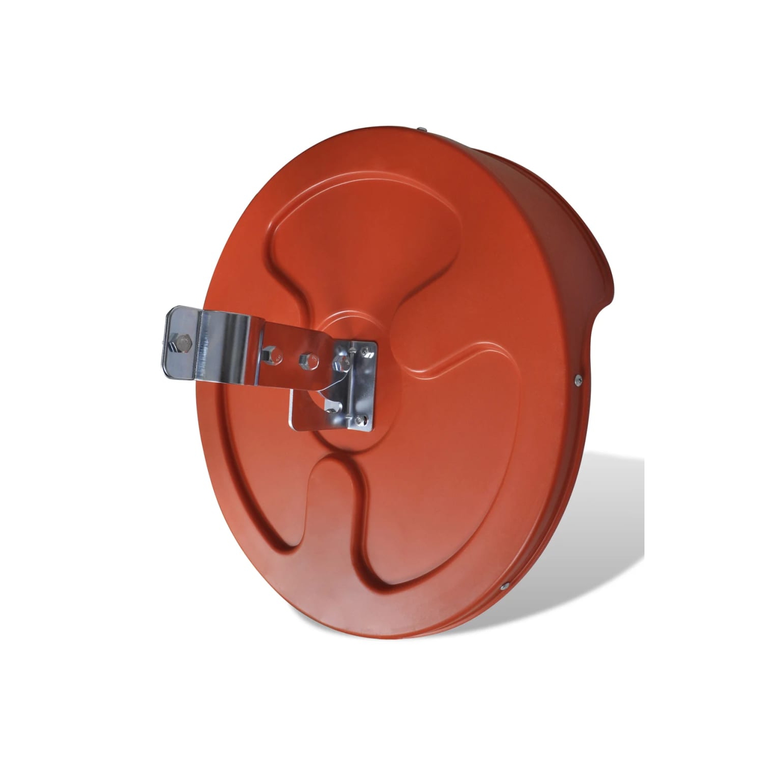 Miroir convexe pour la circulation en polycarbonate orange 45 cm extérieur