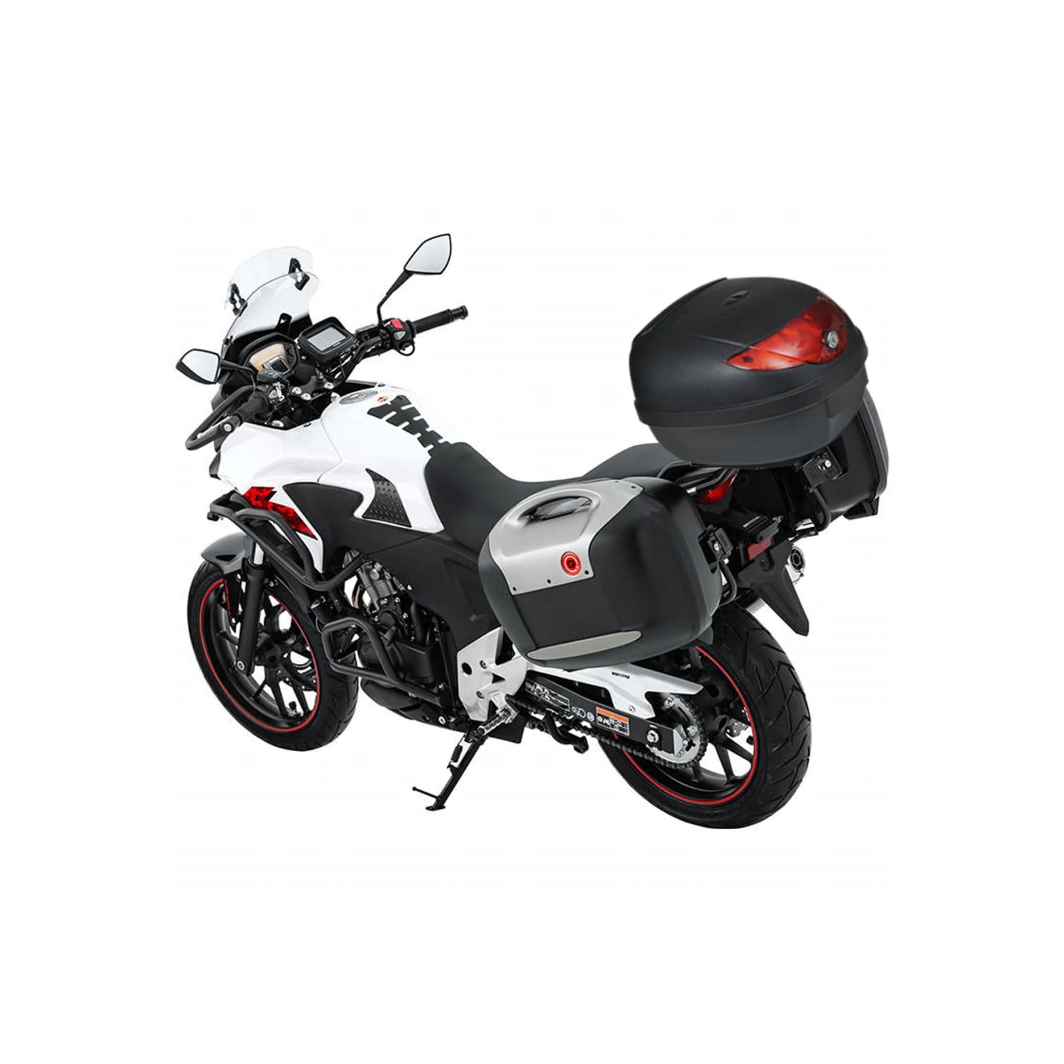 vidaXL Motorbike Top Case 36 L for Single Helmet