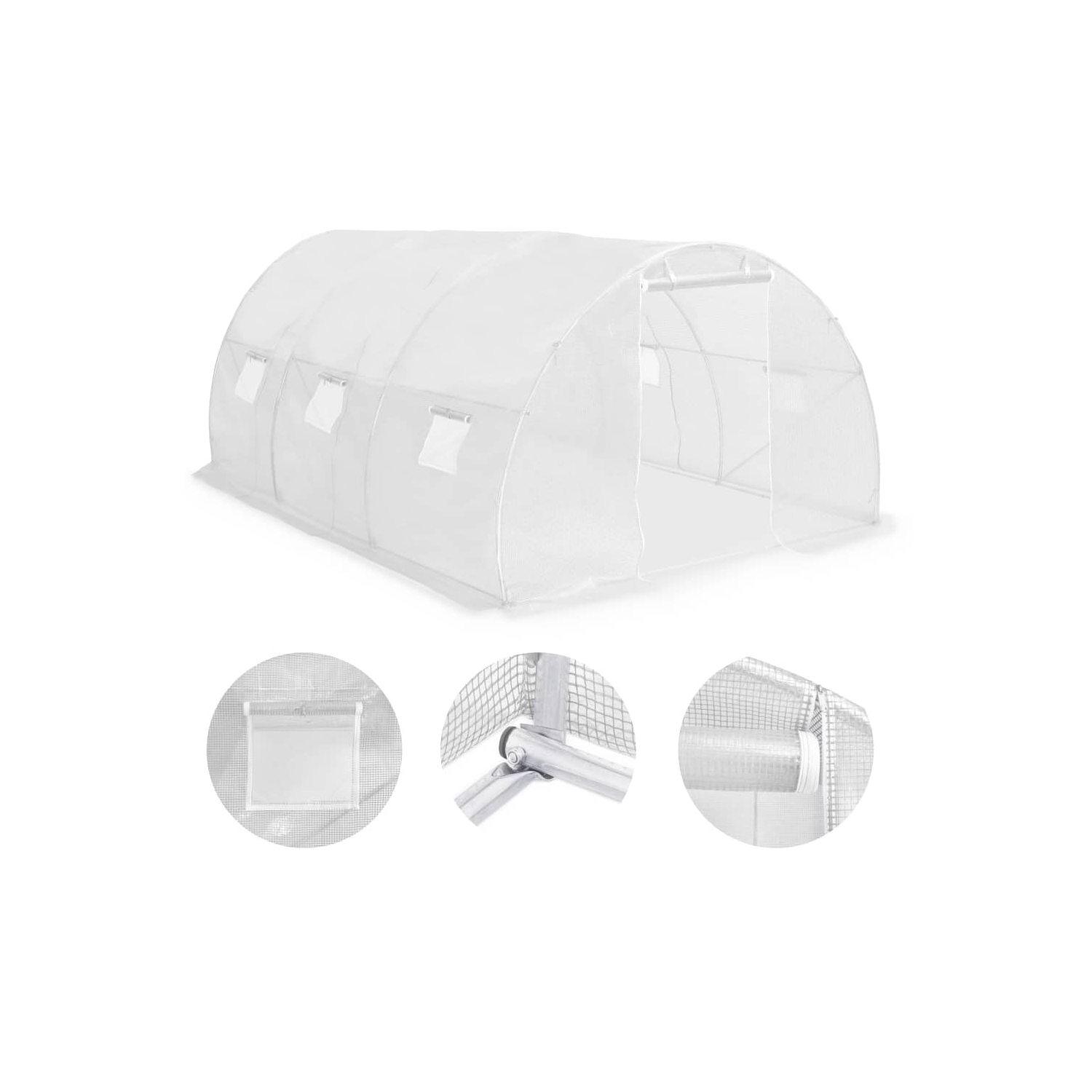 vidaXL Greenhouse 13.5m² 450x300x200 cm