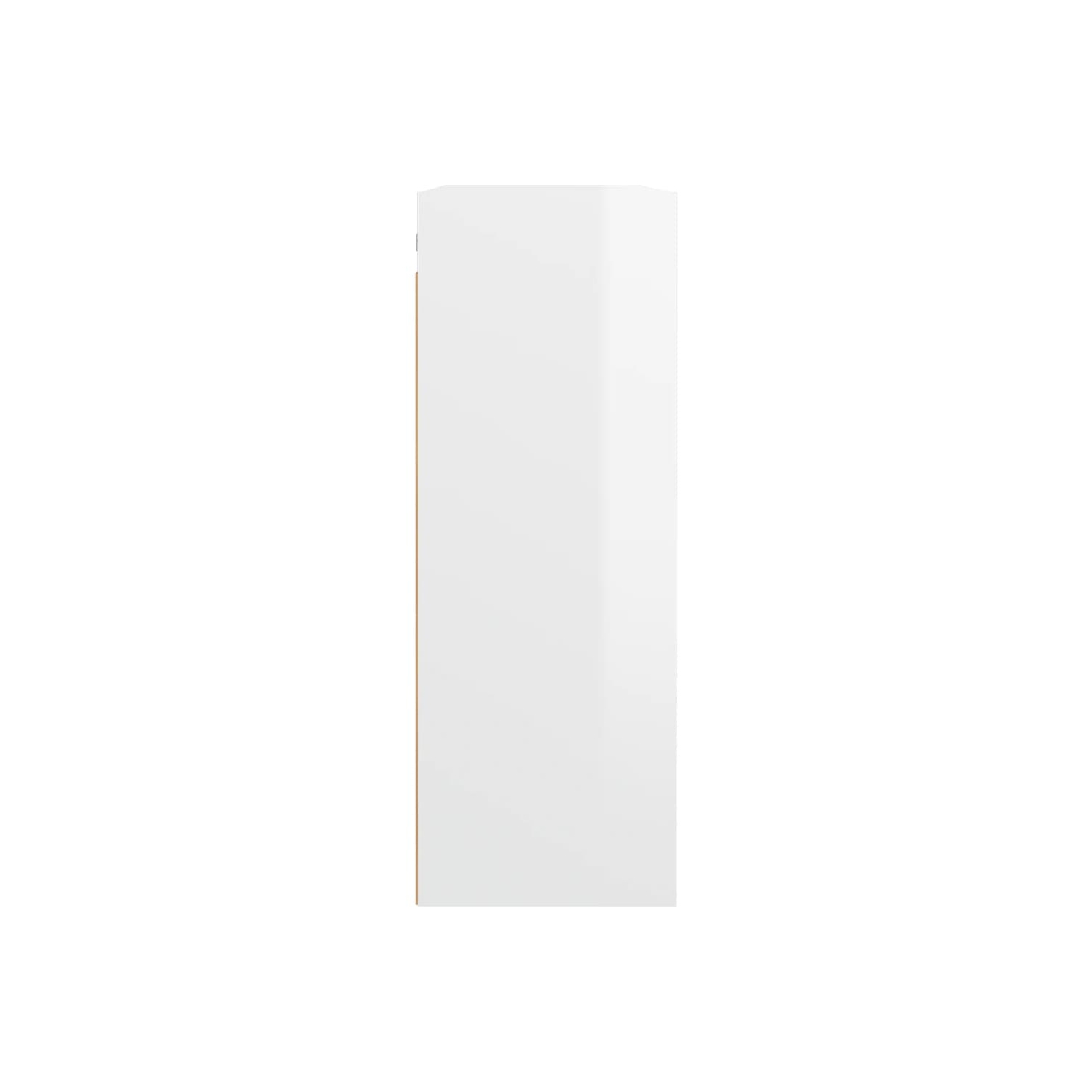 Armoire murale suspendue vidaXL, blanc très lustré 69,5x32,5x90 cm