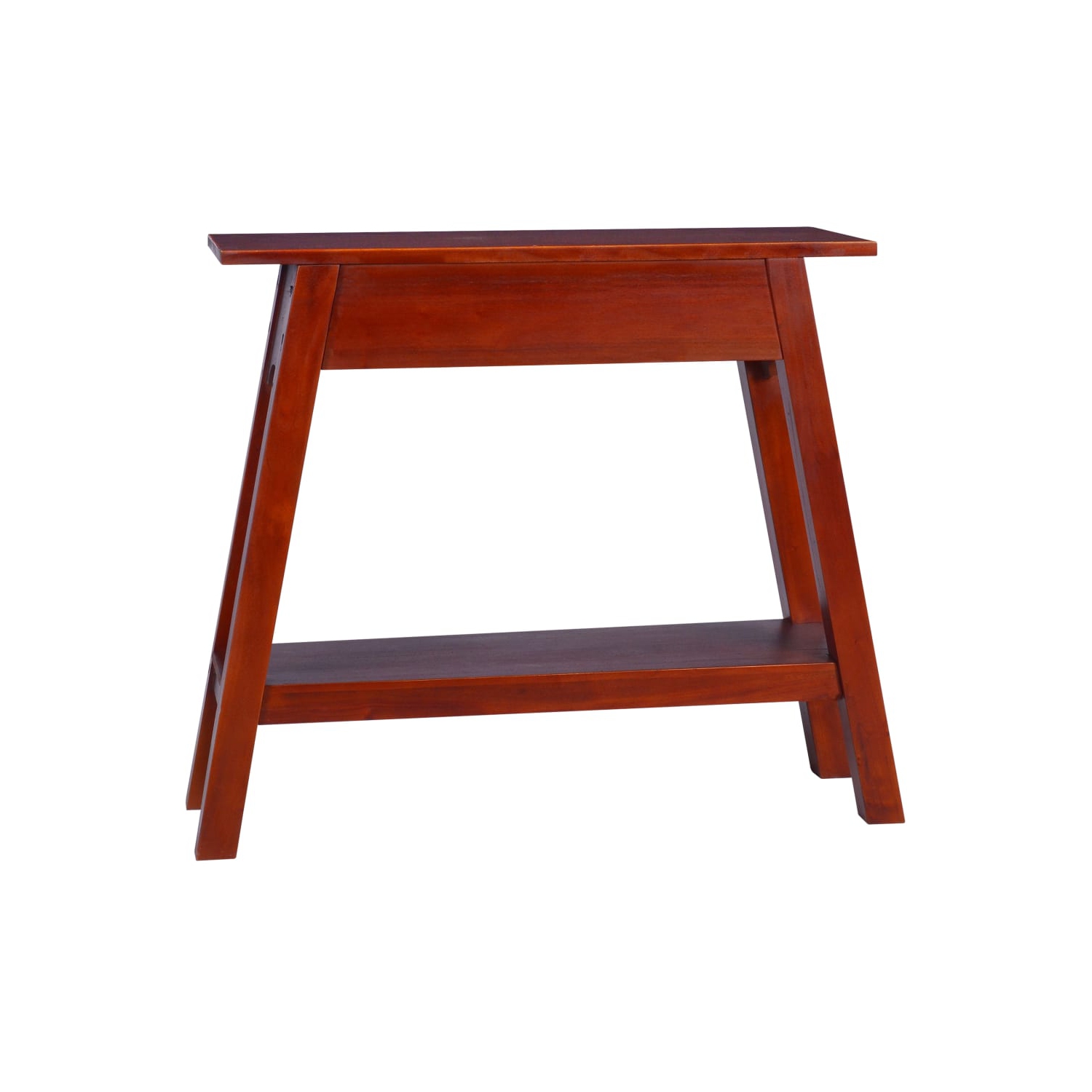 vidaXL Console Table Classical Brown 90x30x75cm Solid Mahogany Wood