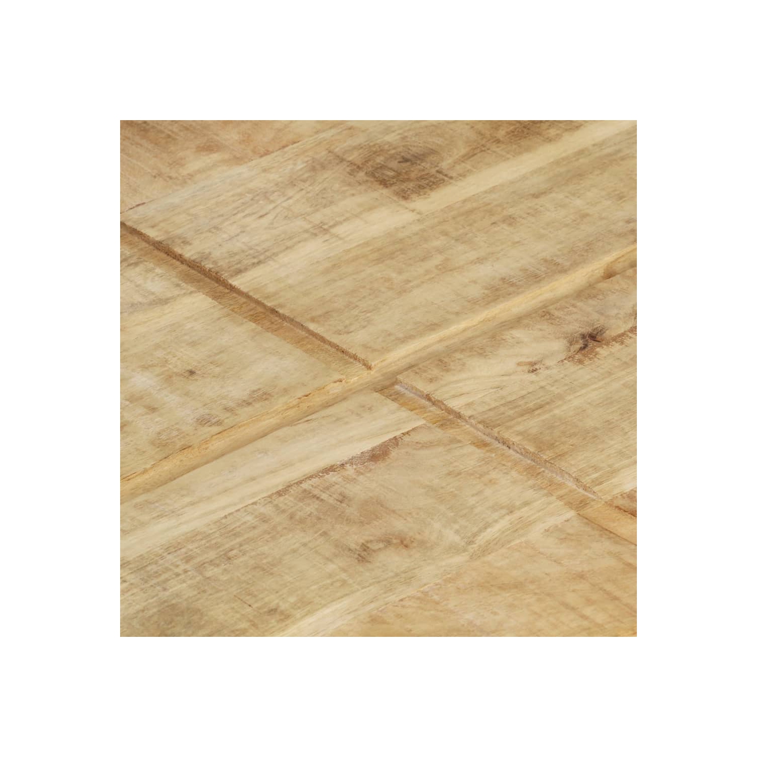 Table basse vidaXL 80 x 80 x 80 x 28 cm en bois de manguier massif