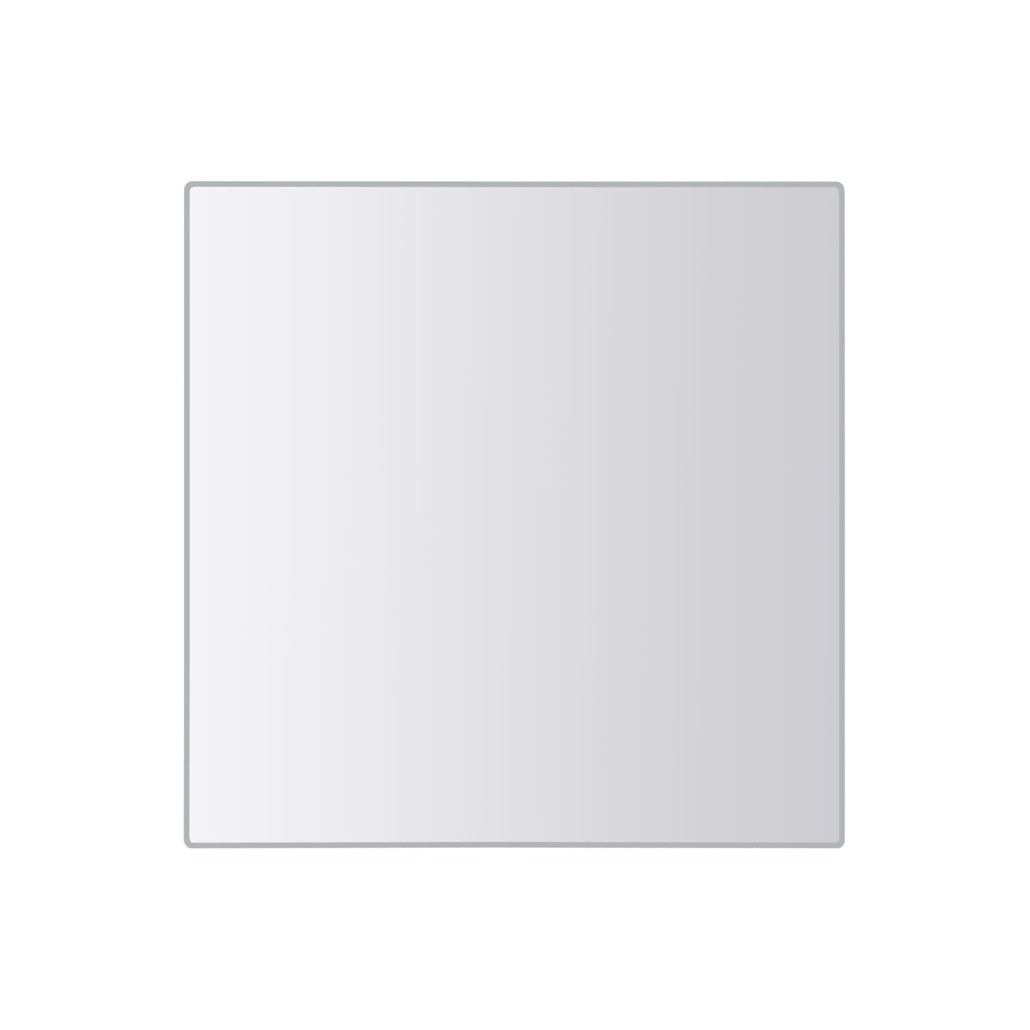 vidaXL 24 pcs Mirror Tiles Square Glass