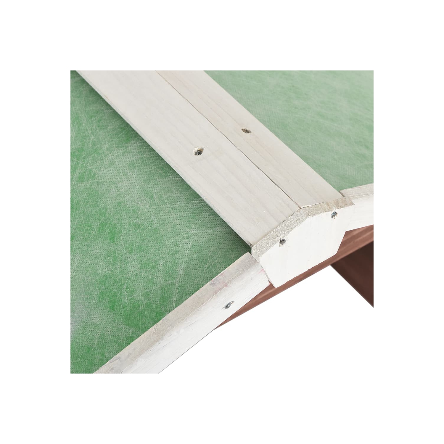 Garage robotique pour tondeuse VIDAXL 72x87x50&nbsp;cm Mocca et bois de menuiserie blanc