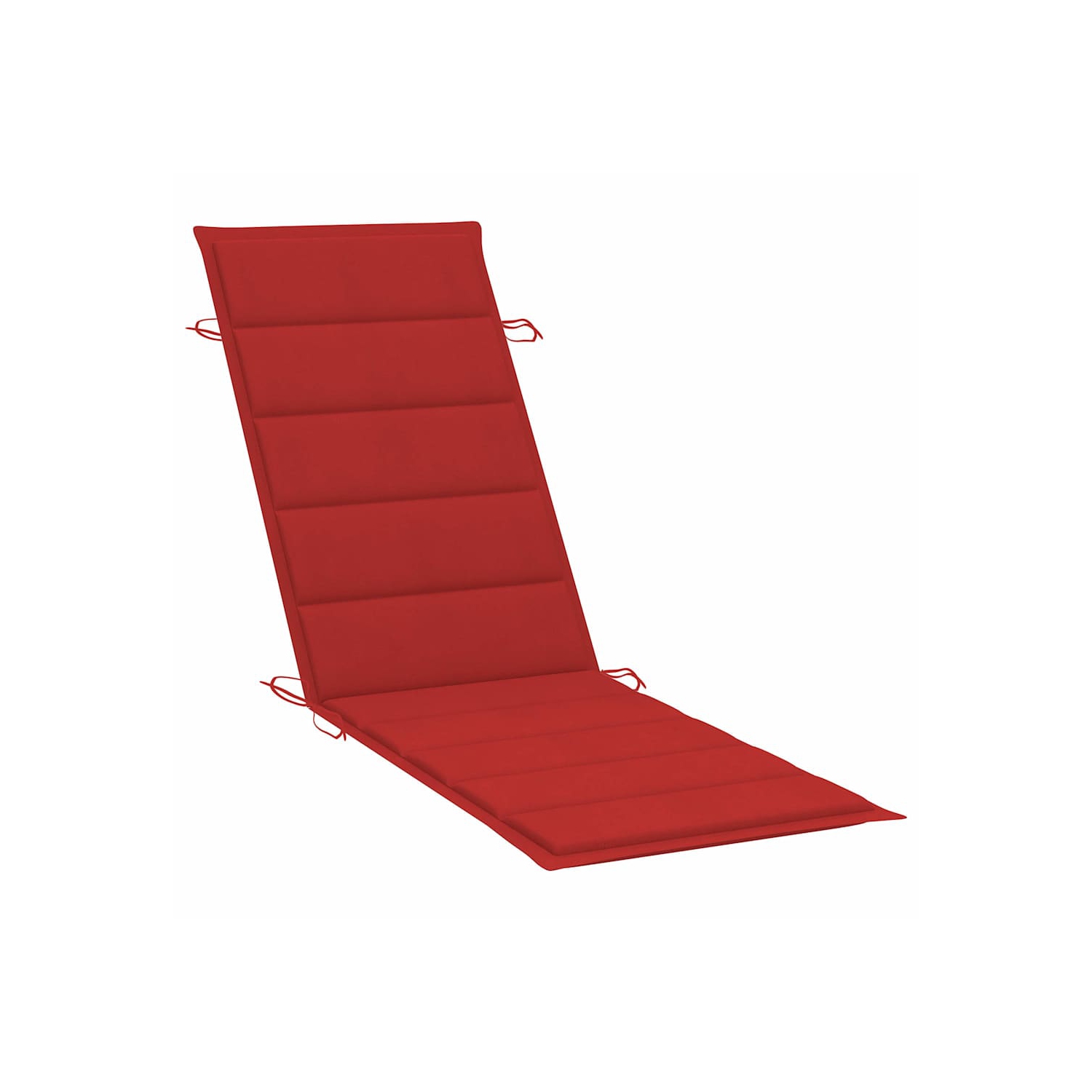 Chaises longues VidaXL 2 pièces avec coussins bois d'acacia massif