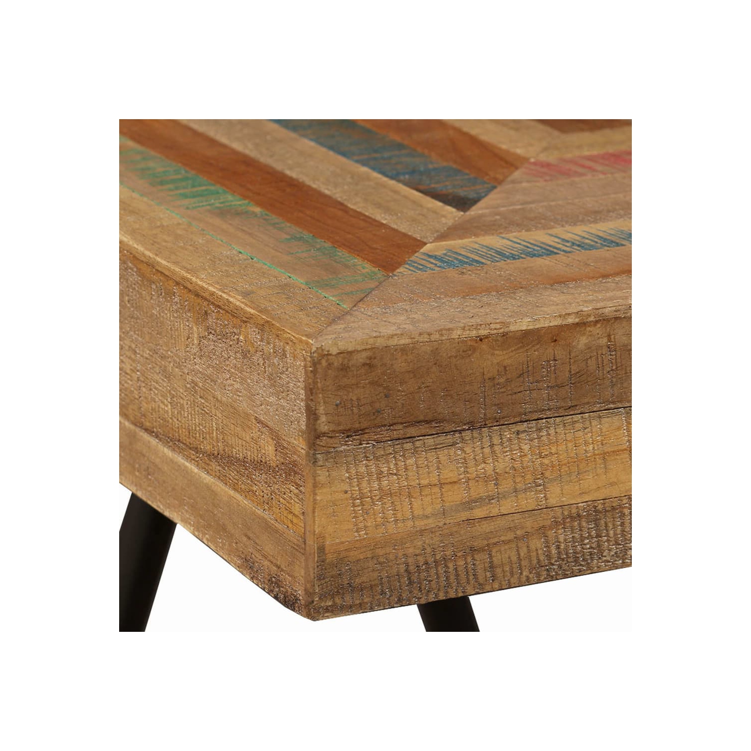 vidaXL Side Table Solid Reclaimed Teak
